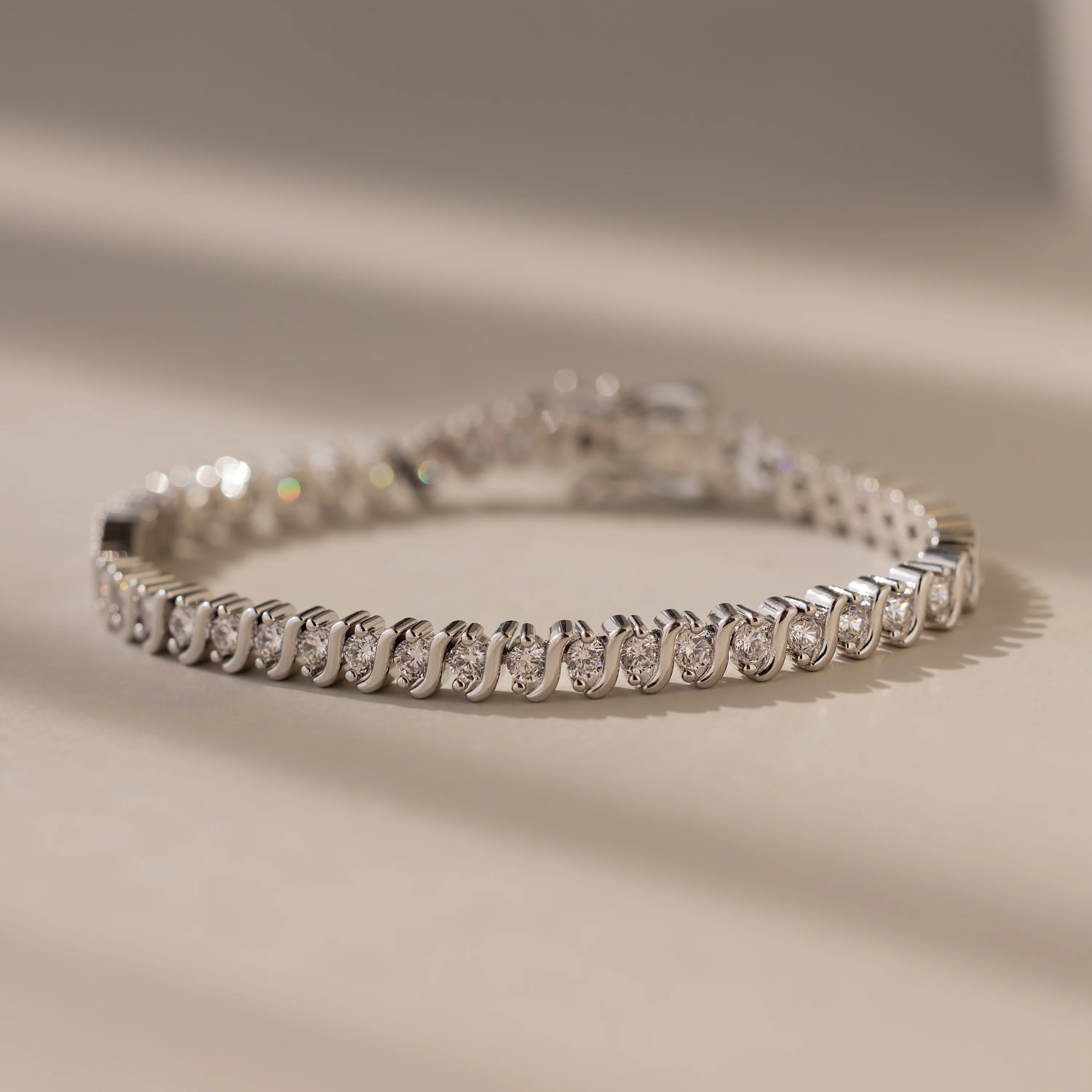 S-Link Diamond Tennis Bracelet
