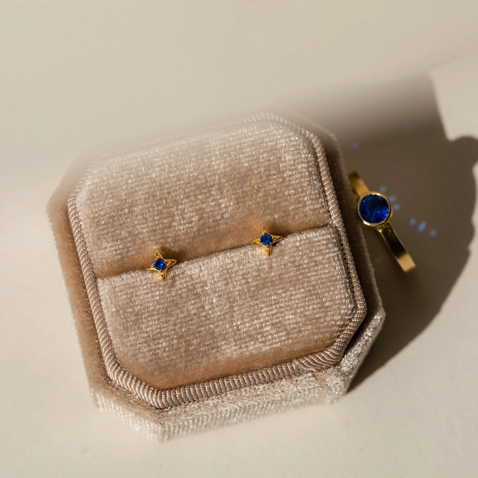 Sapphire Star Studs - Image 7