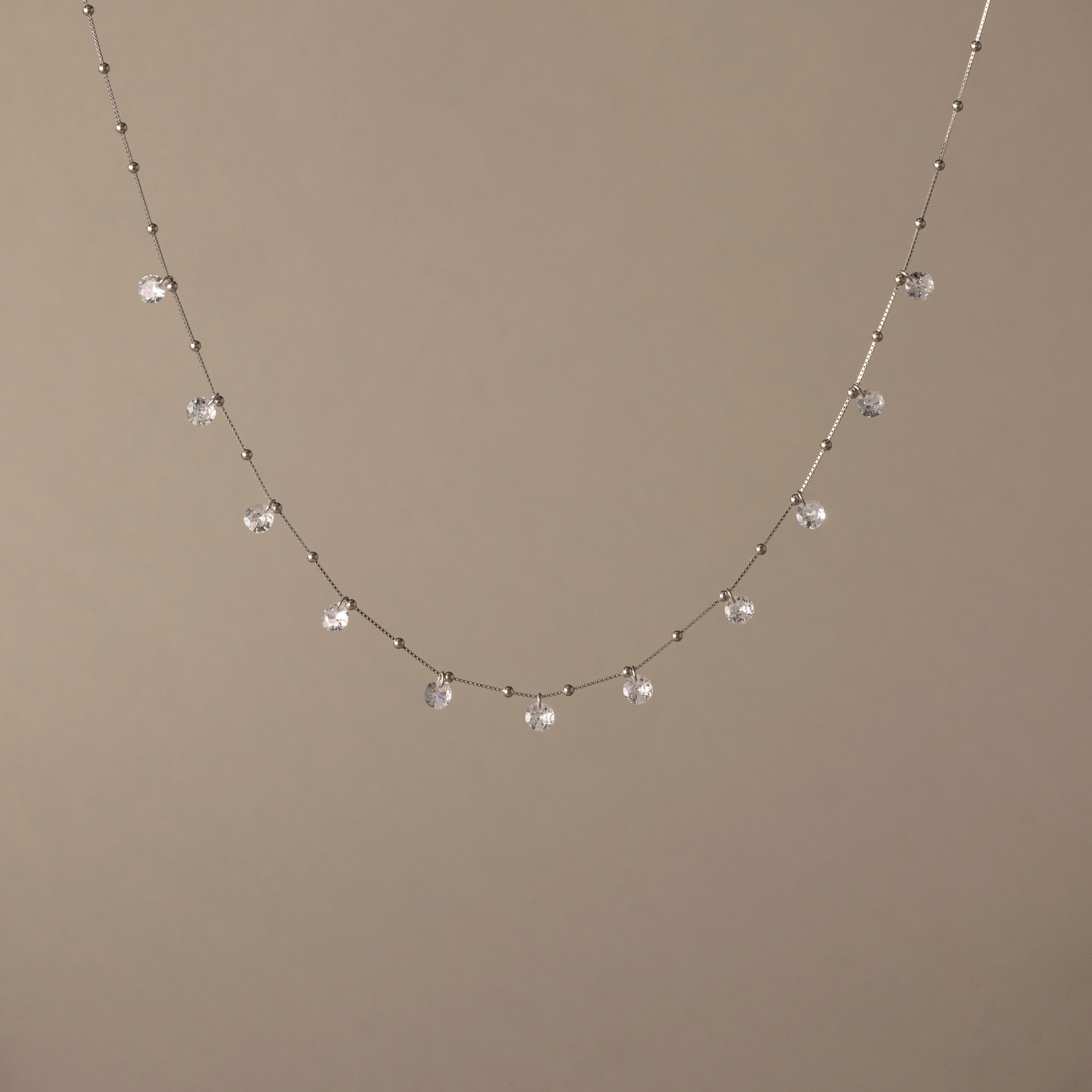 Satellite Diamond Necklace - Image 2