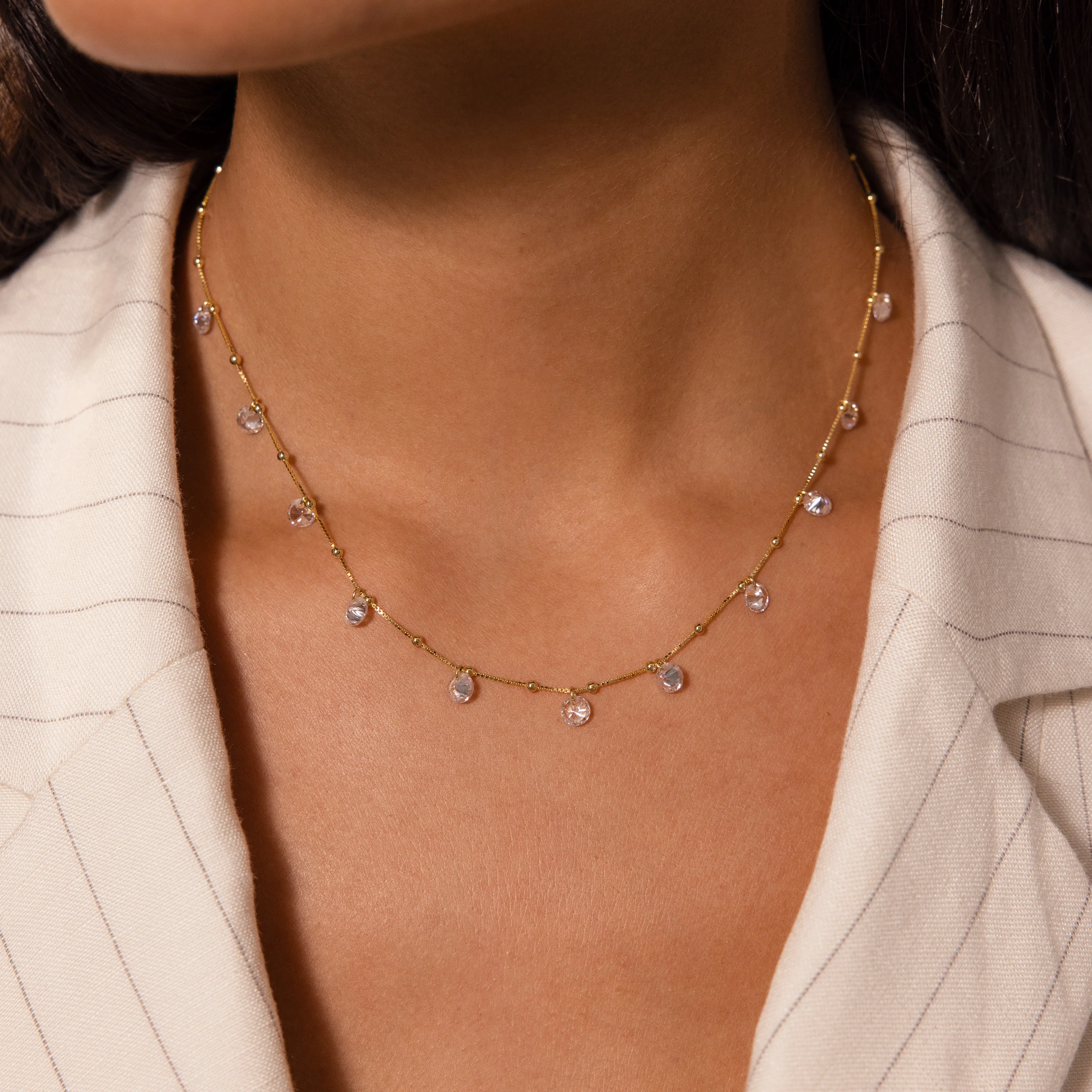Satellite Diamond Necklace - Image 3