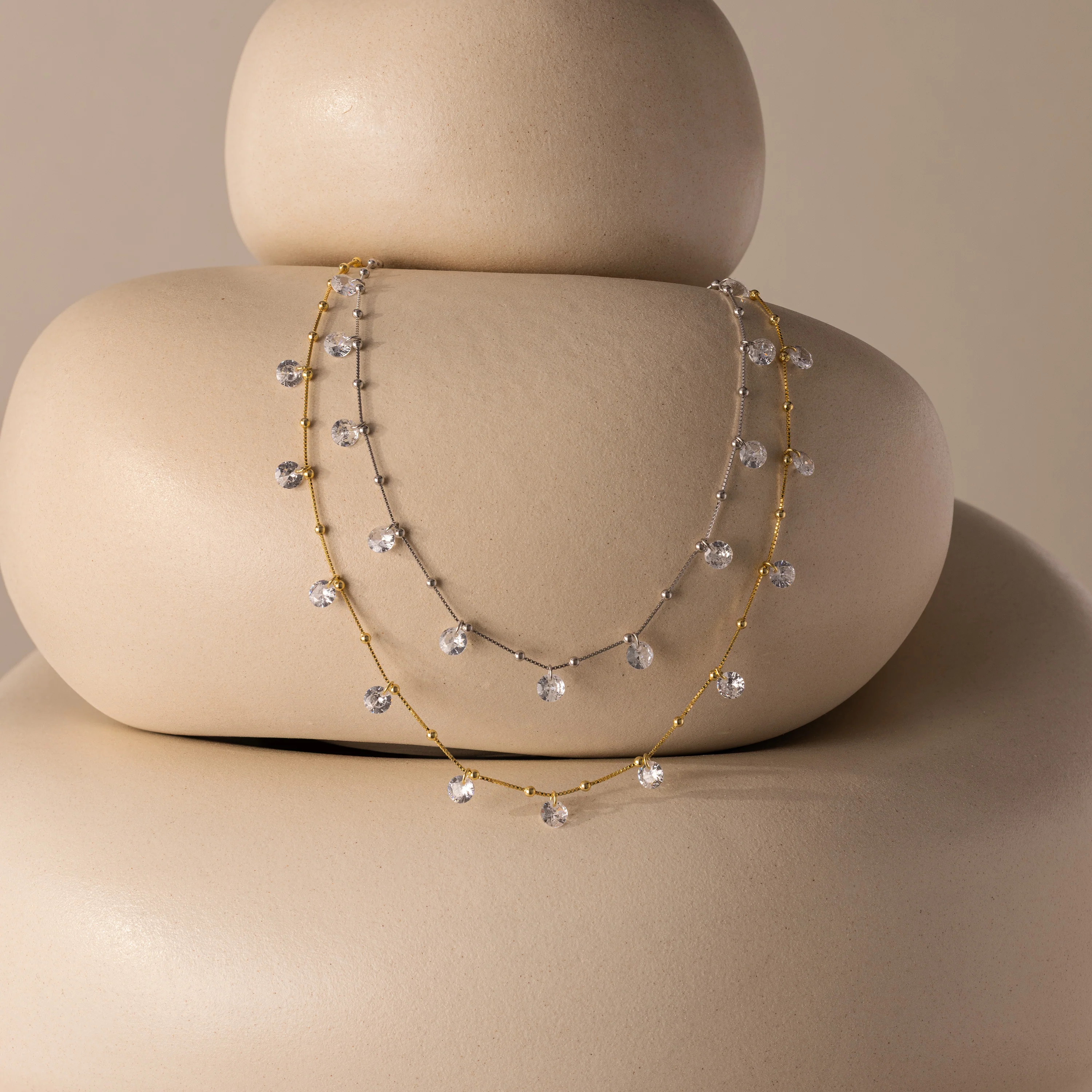Satellite Diamond Necklace - Image 8