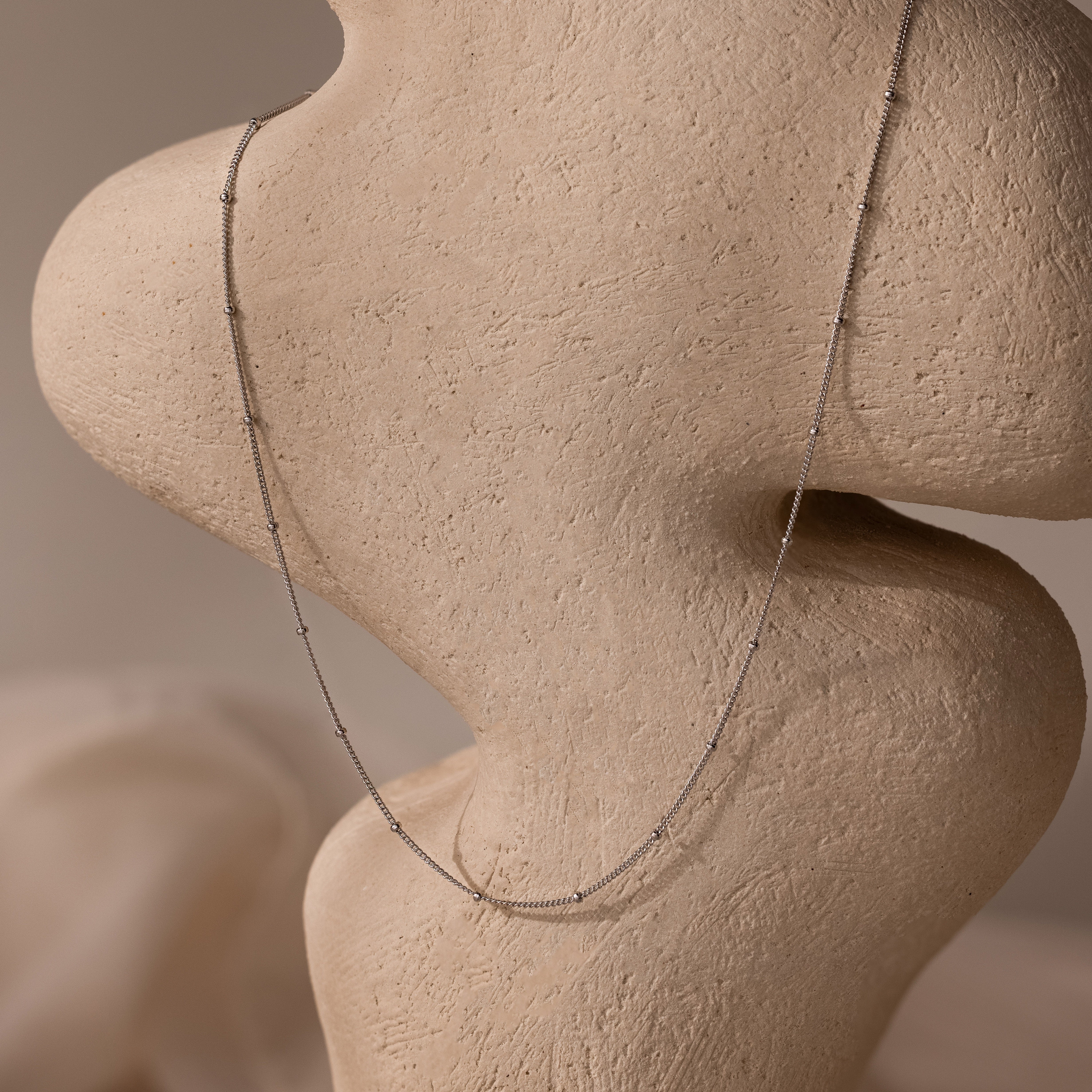 Satellite Necklace in Silver - Image 4