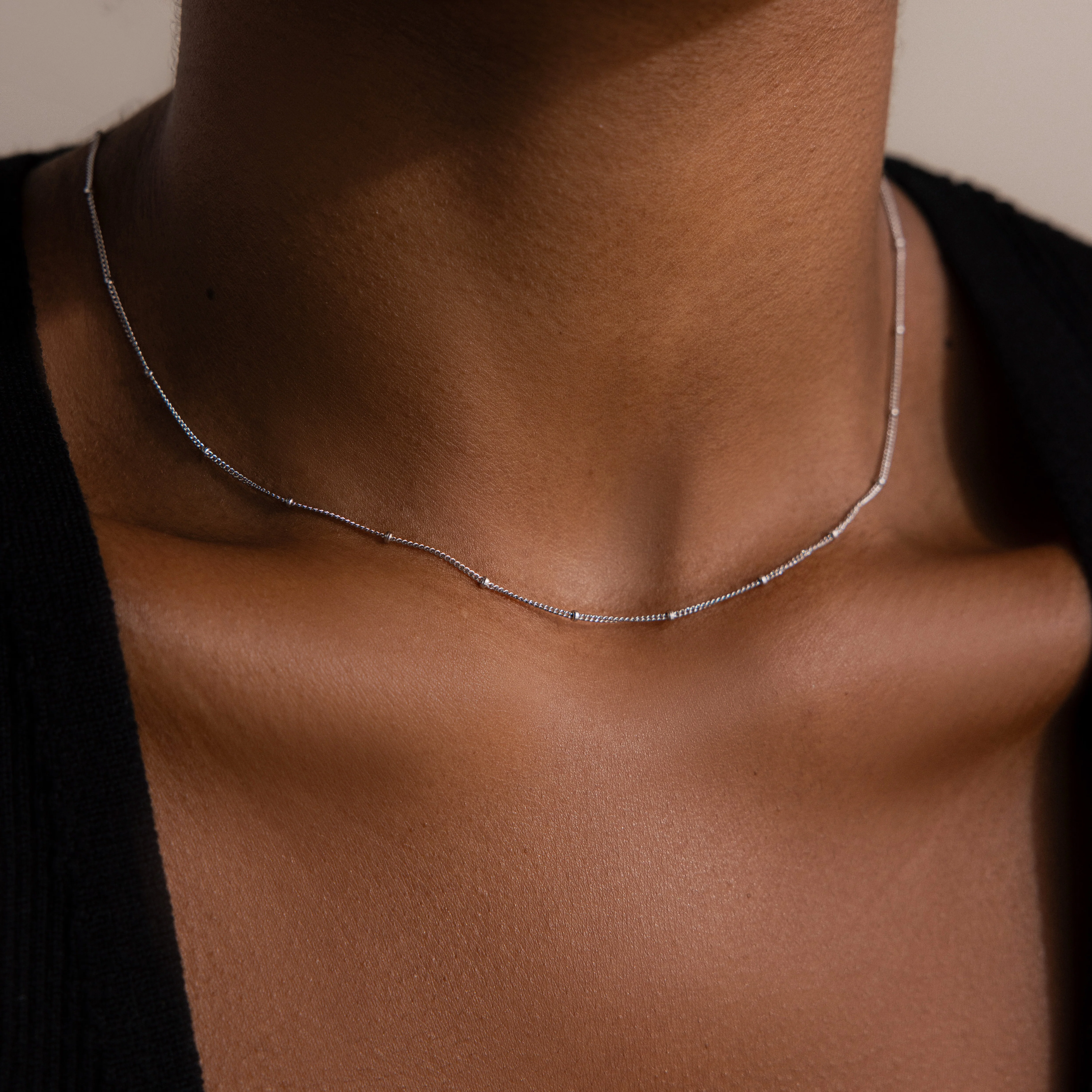 Satellite Necklace in Silver - Image 7