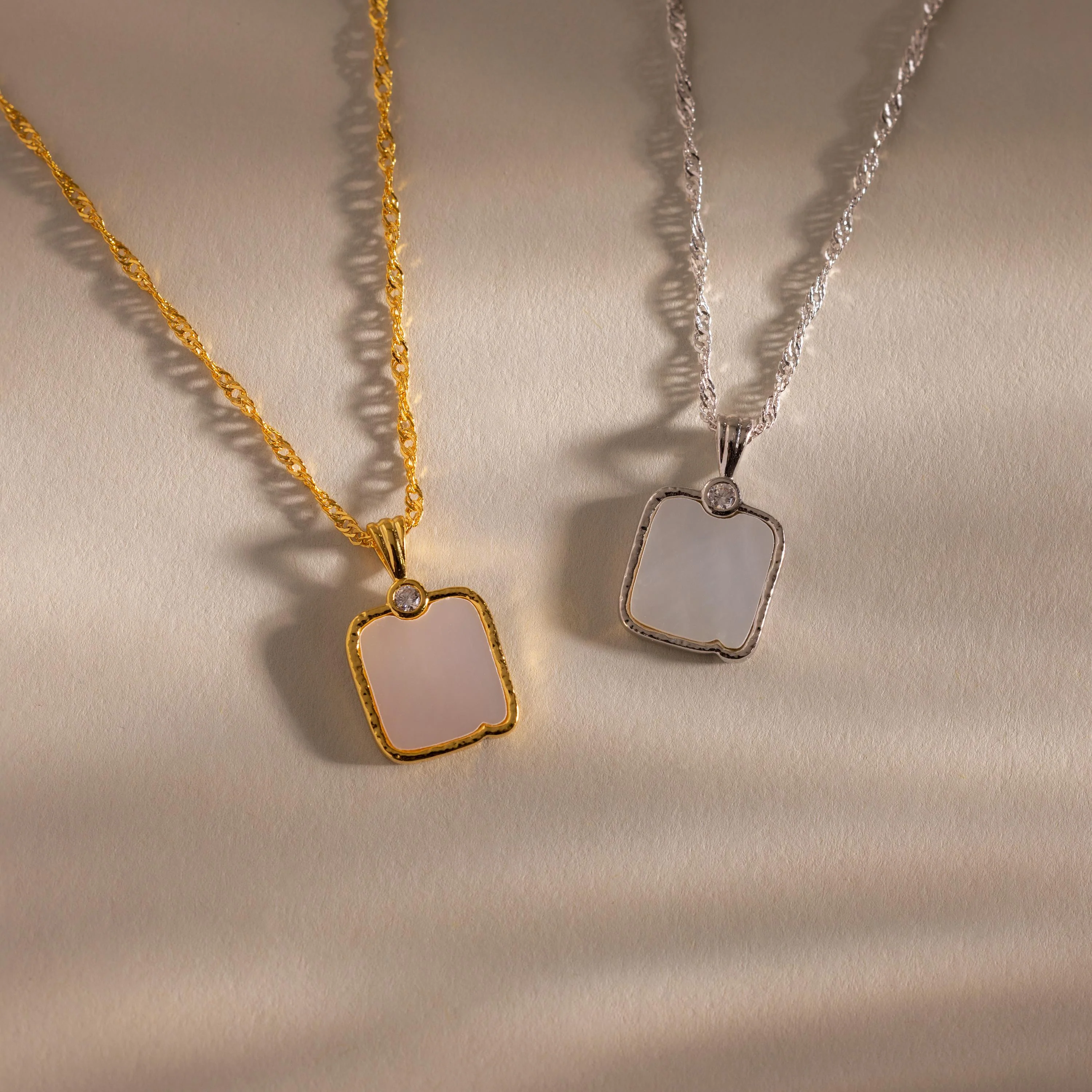 Serenity Mother of Pearl Necklace - Image 4