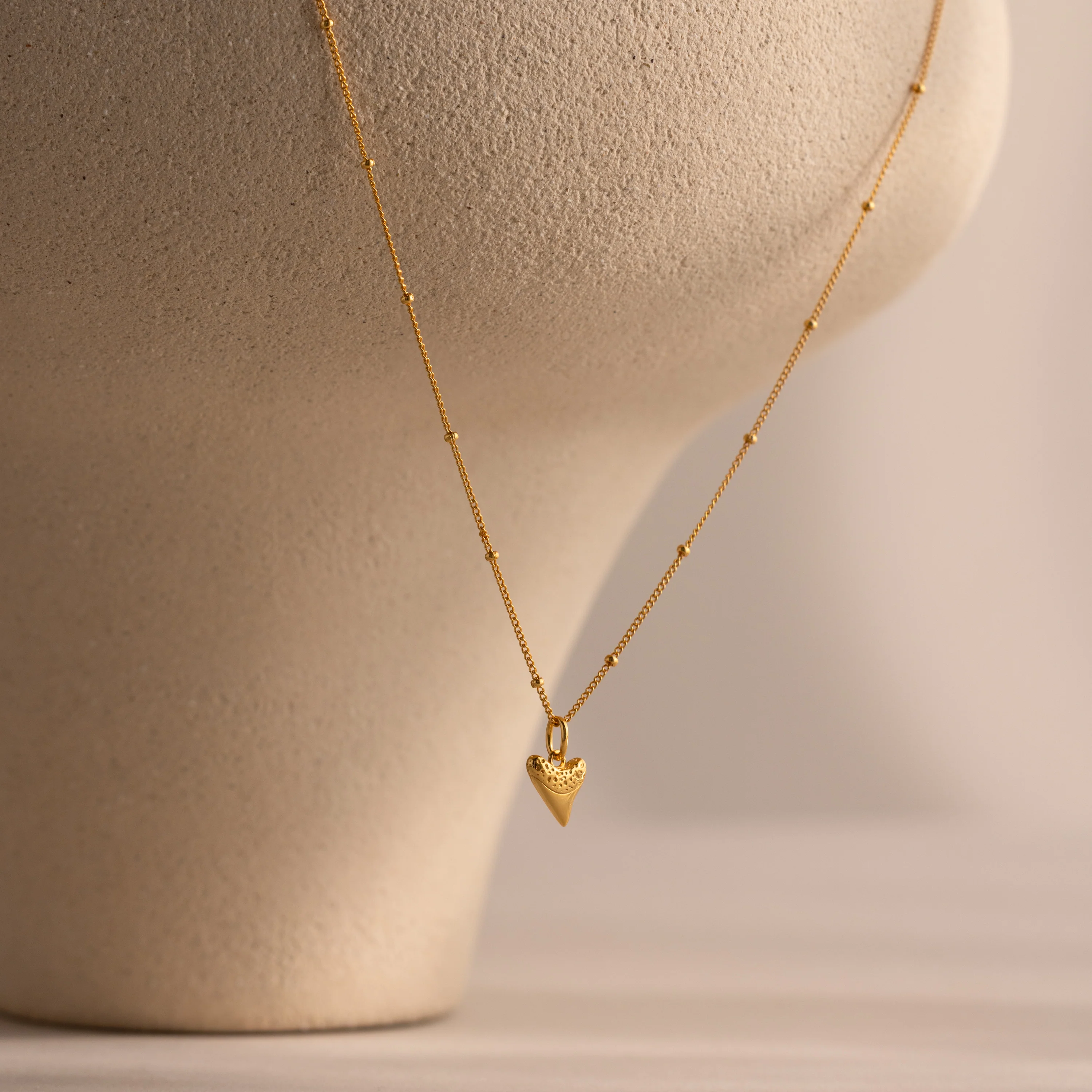 Shark Tooth Necklace in 18K Gold - Image 5