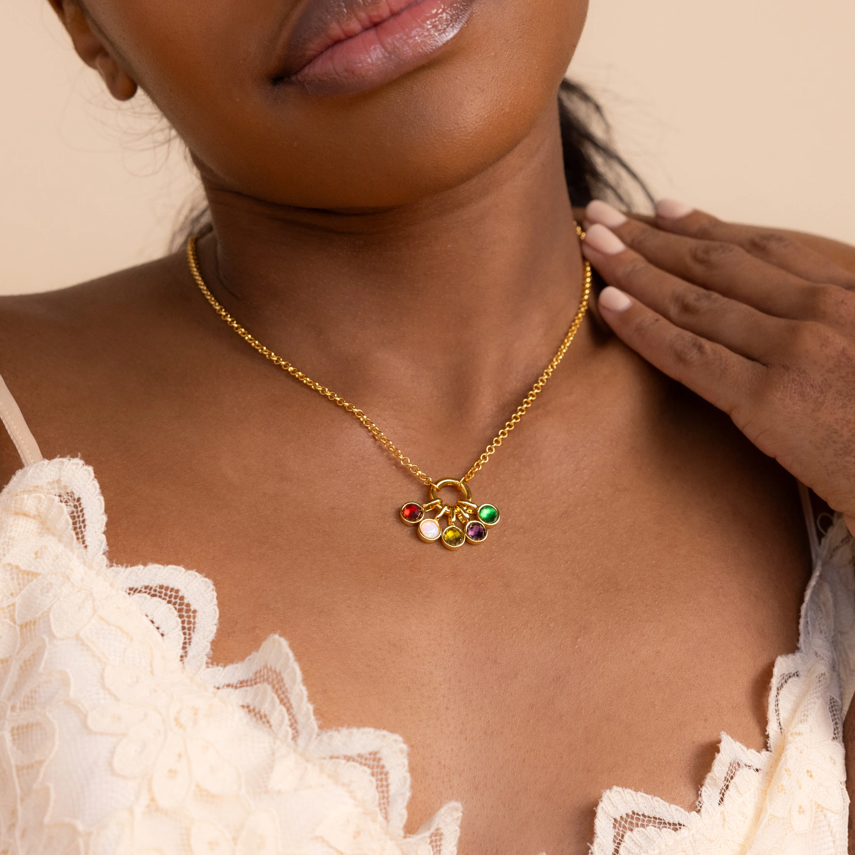 Signet Ruby Charm in 18K Gold - Image 3