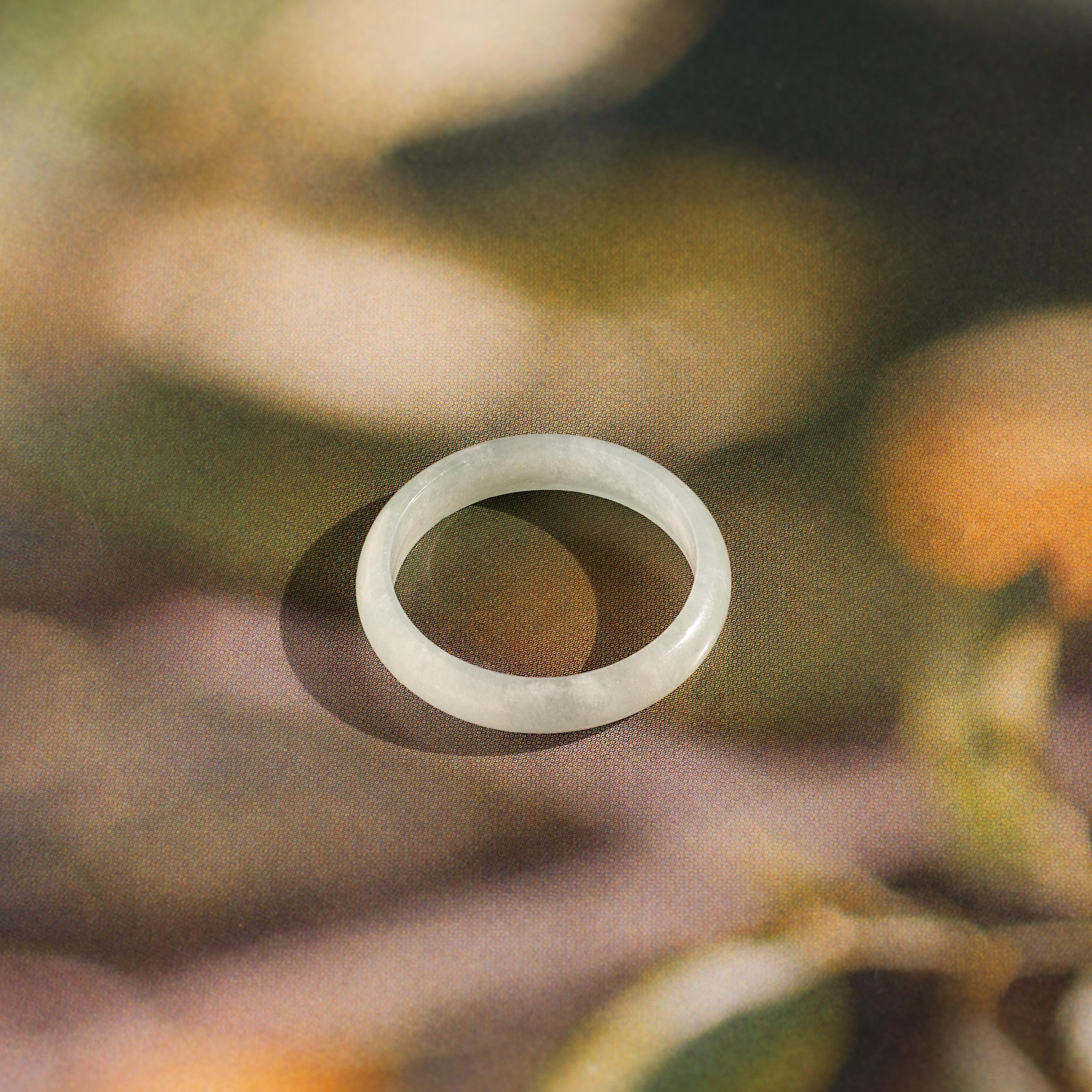 Skinny Jade Ring - Image 7