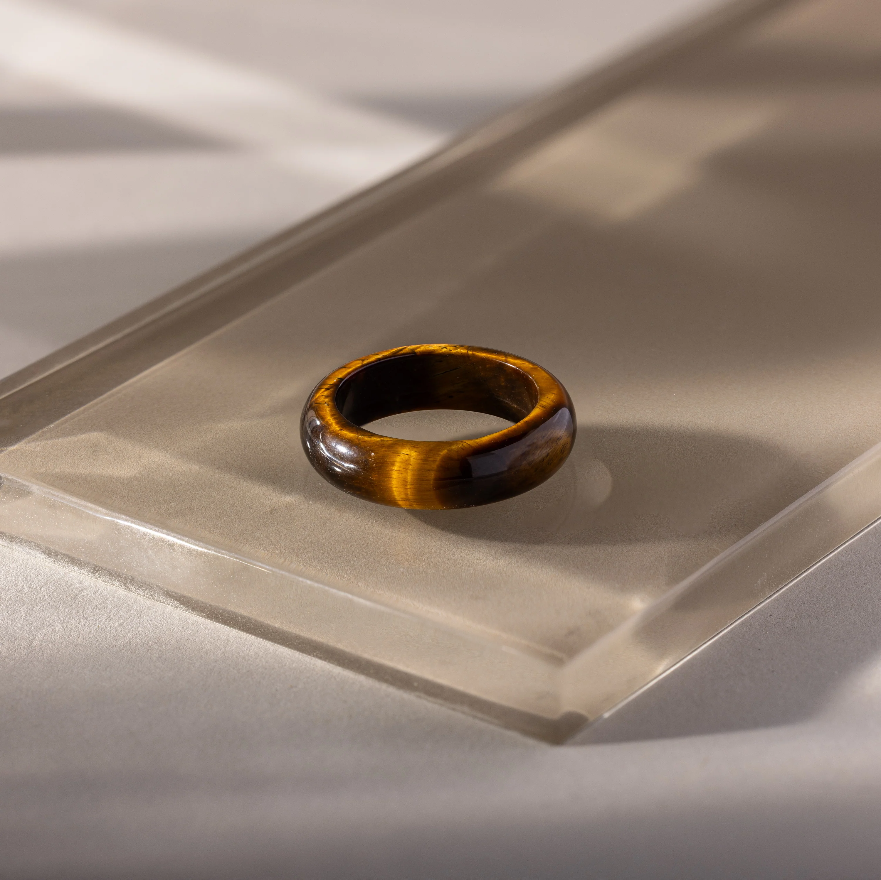 Skinny Tiger's Eye Ring - Image 5