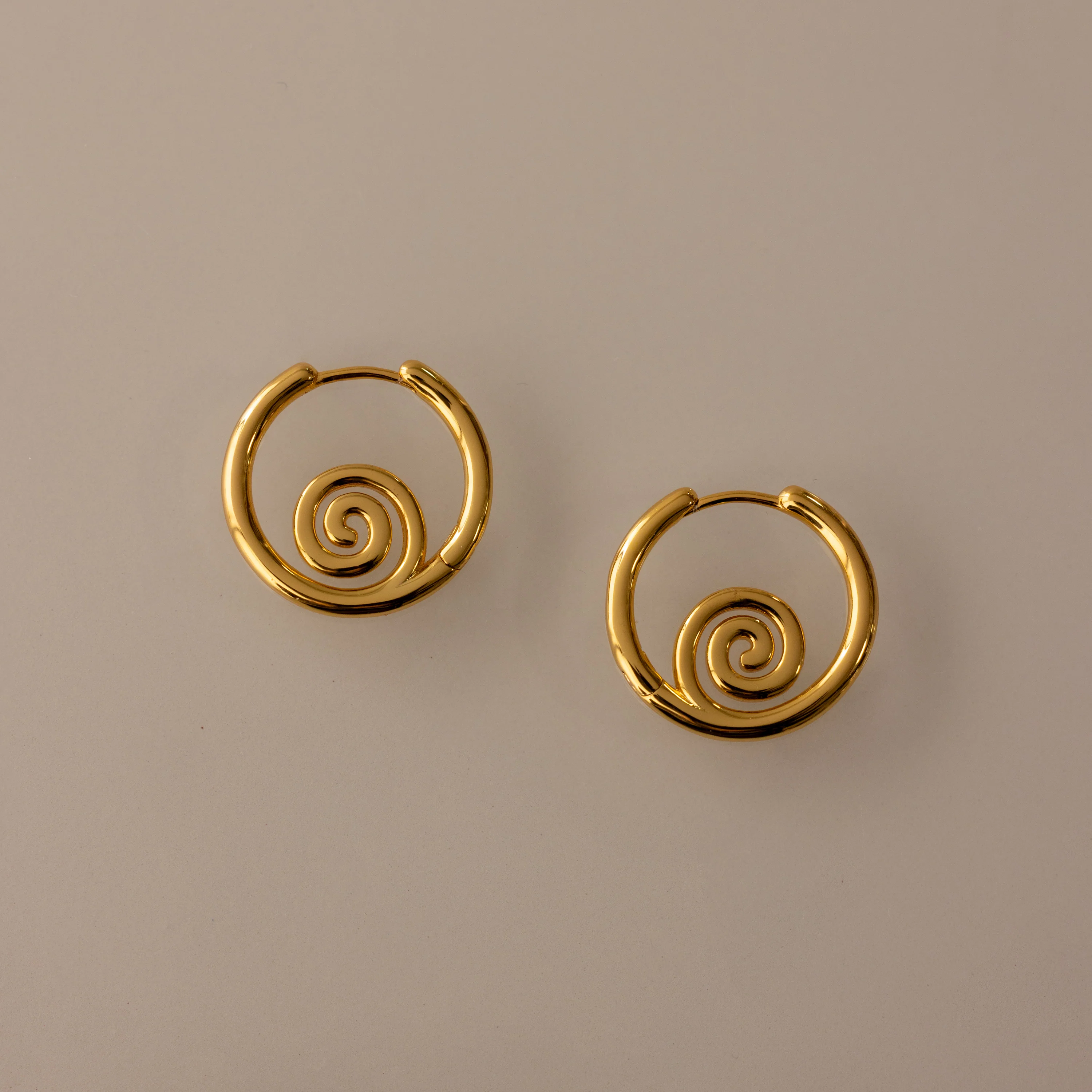 Spiral Swirl Hoops