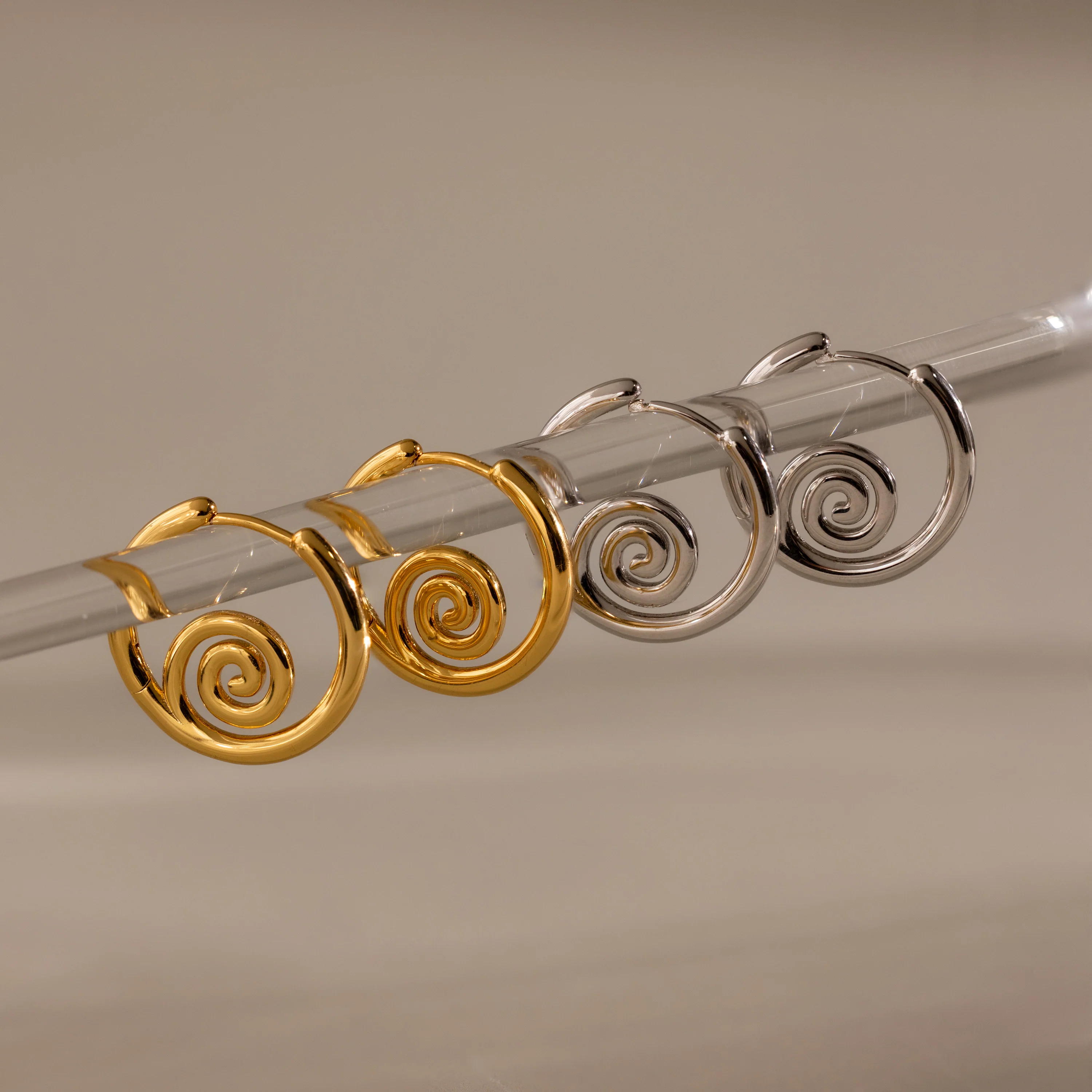 Spiral Swirl Hoops - Image 6