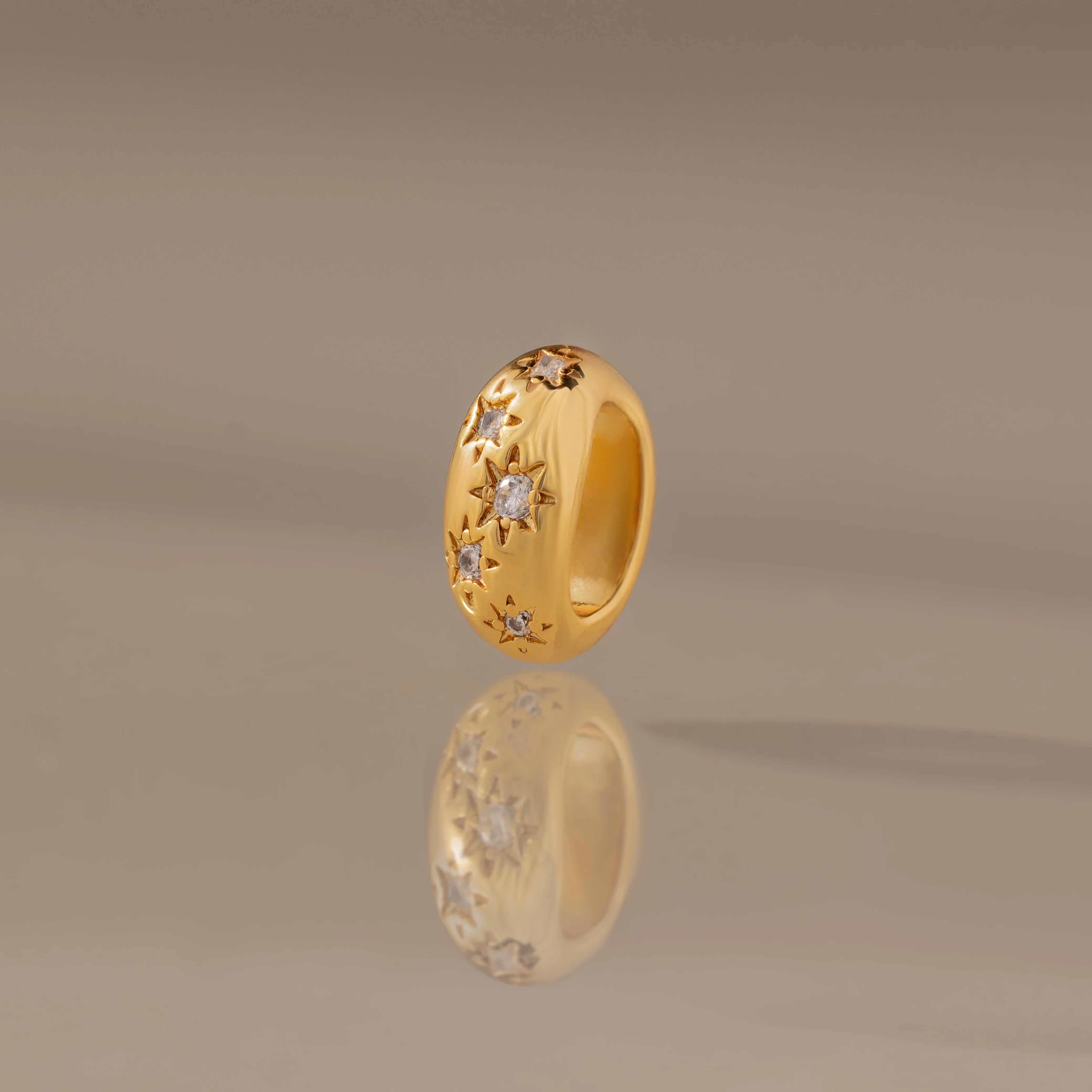 Sprinkle Diamond Dome Spacer Charm