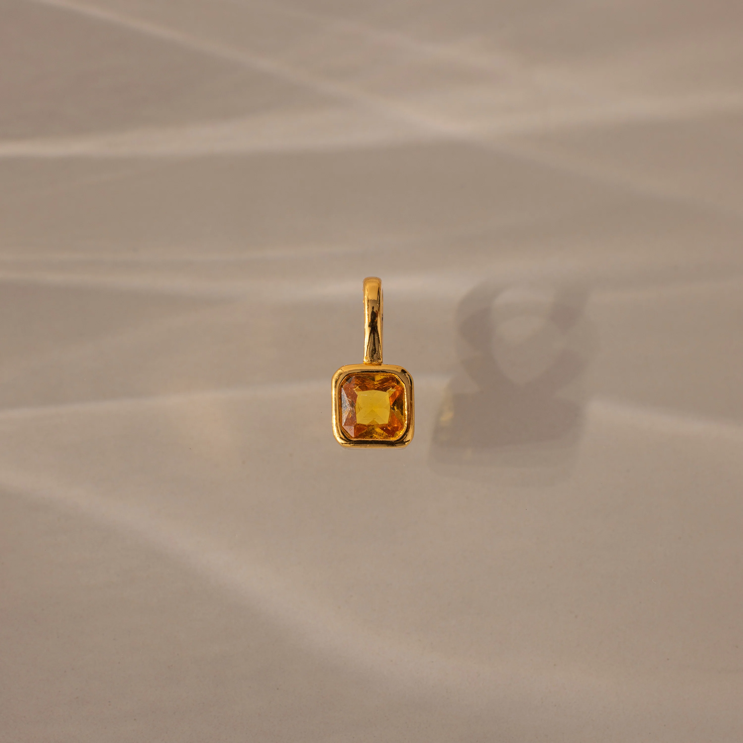 Square Bezel Birthstone Charm - Image 11