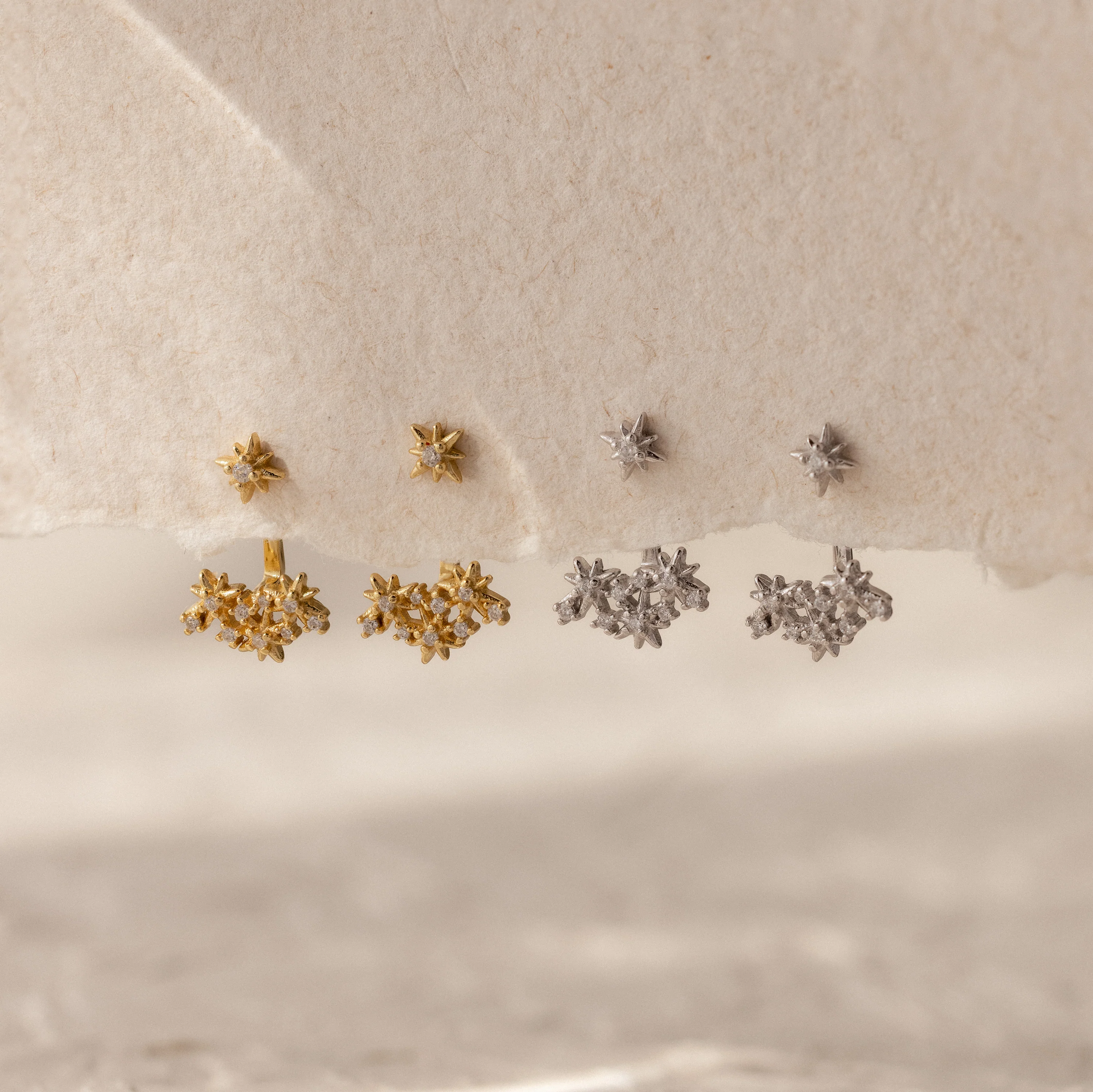 Starburst Cluster Ear Jackets - Image 6