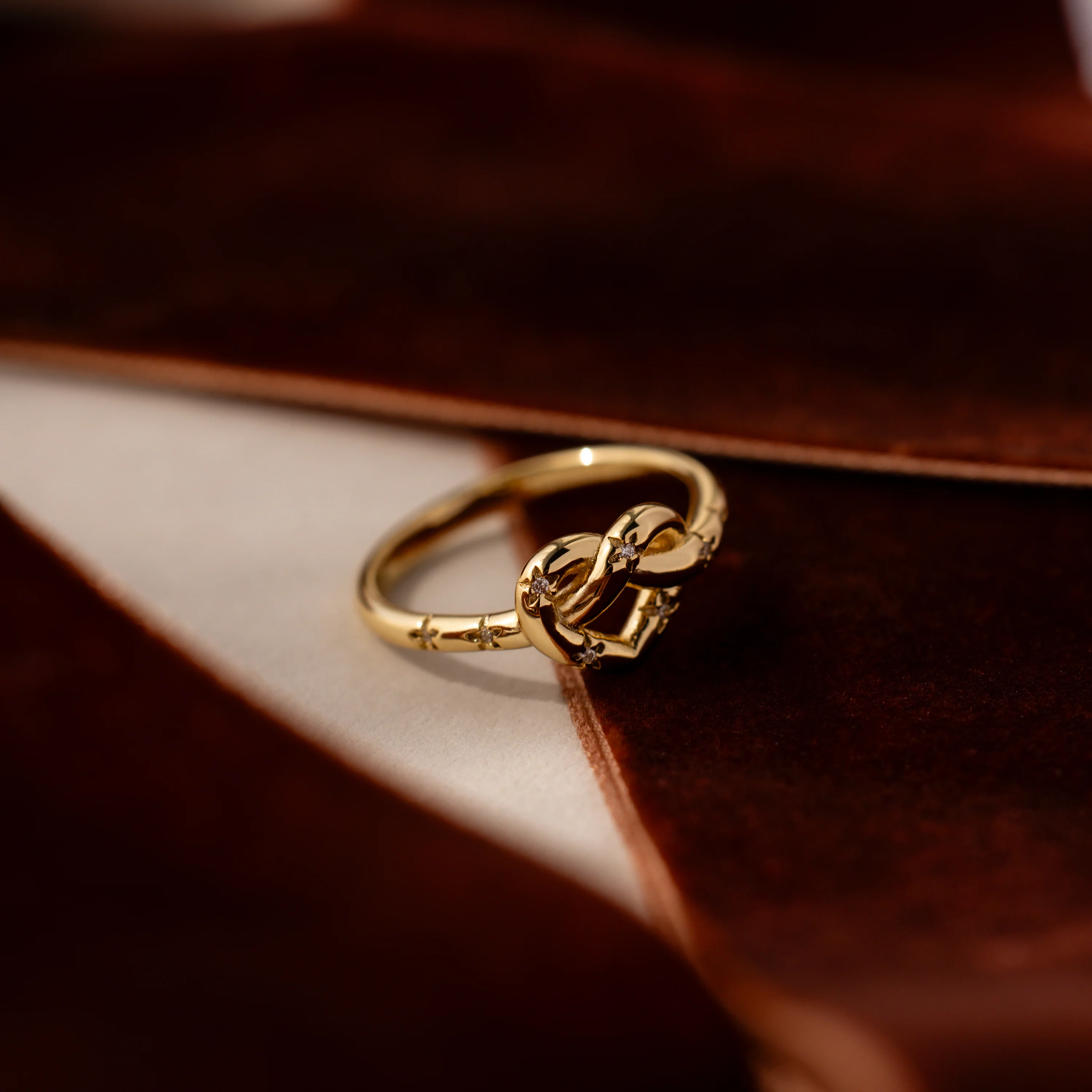 Starry Love Knot Ring - Image 5