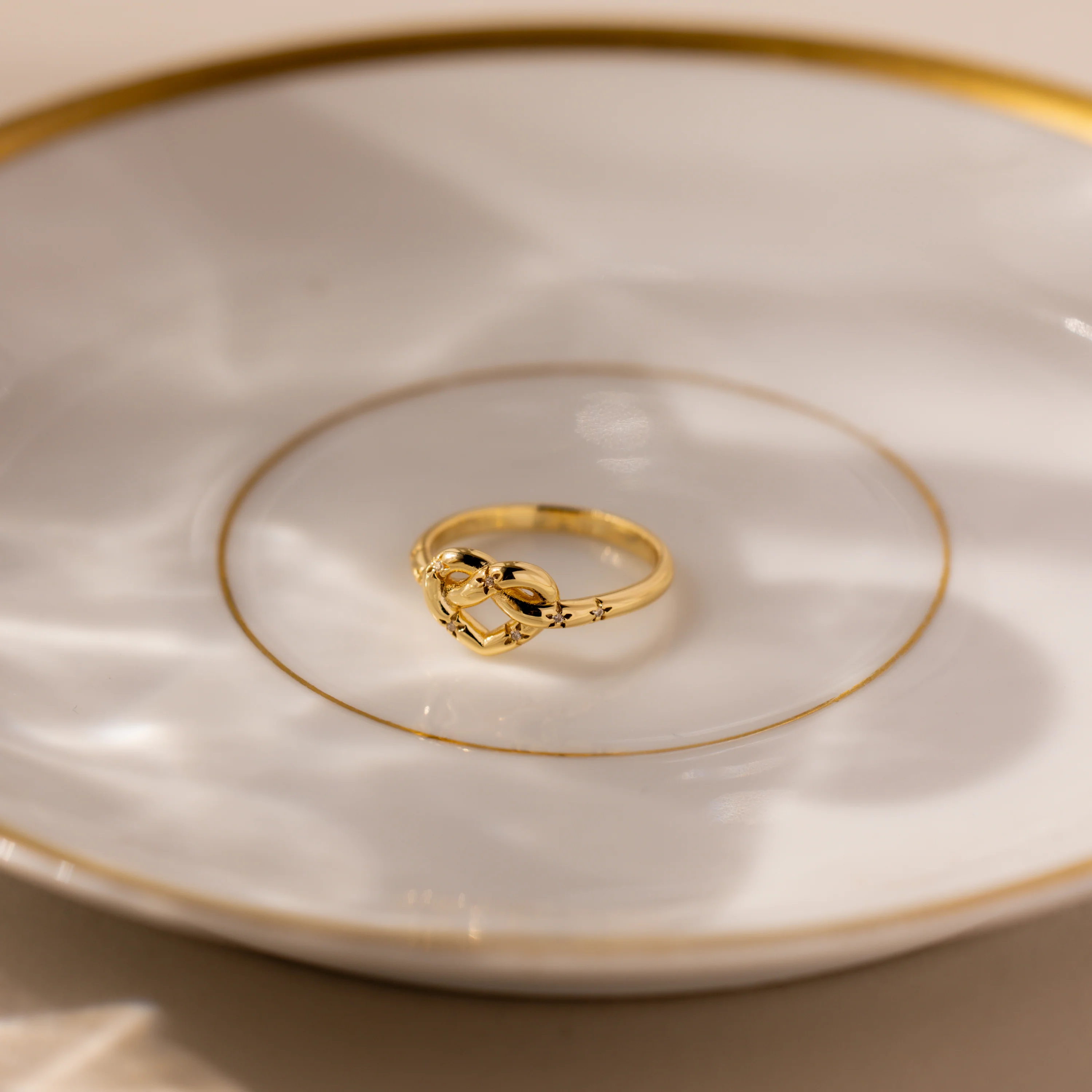 Starry Love Knot Ring - Image 7