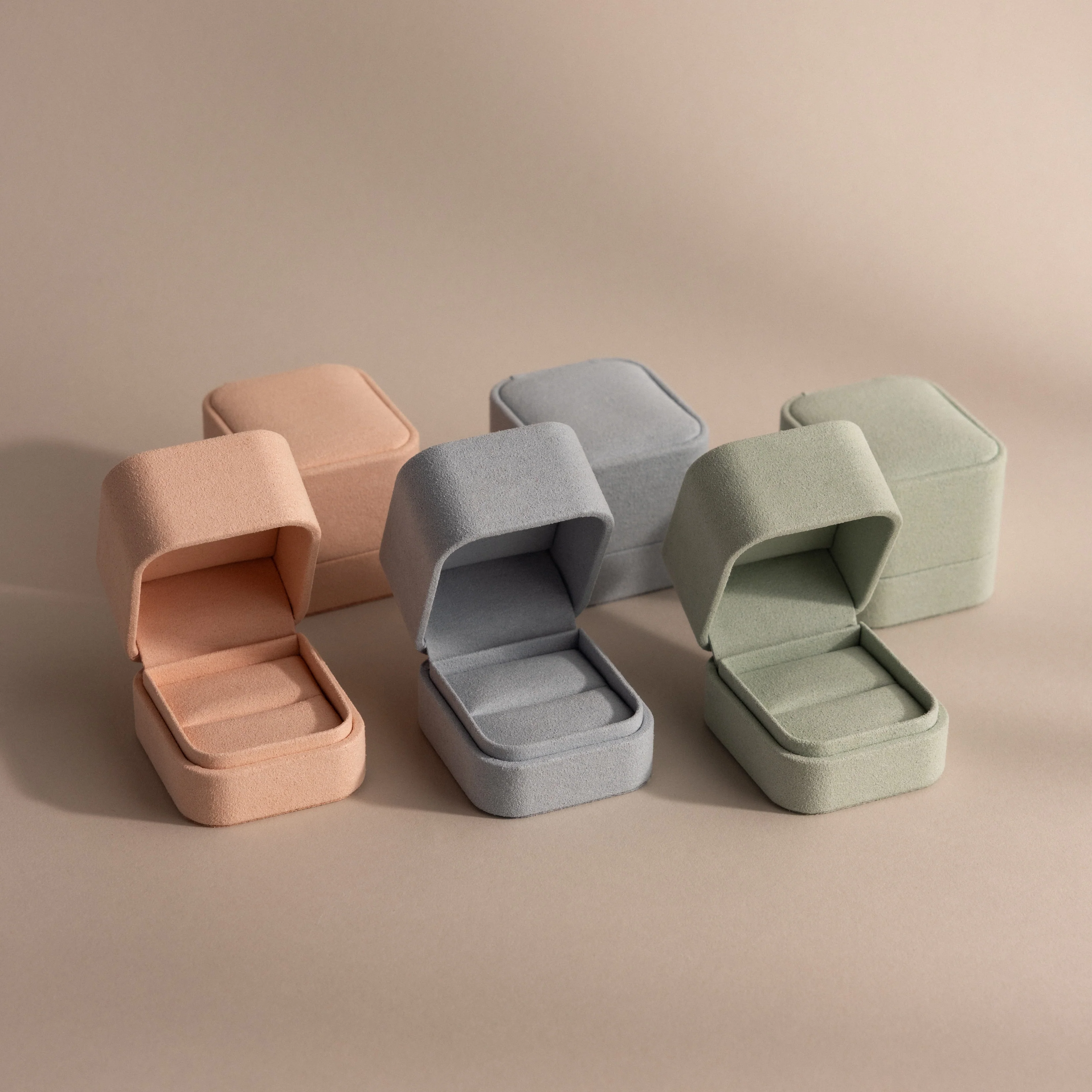 Suede Ring Box