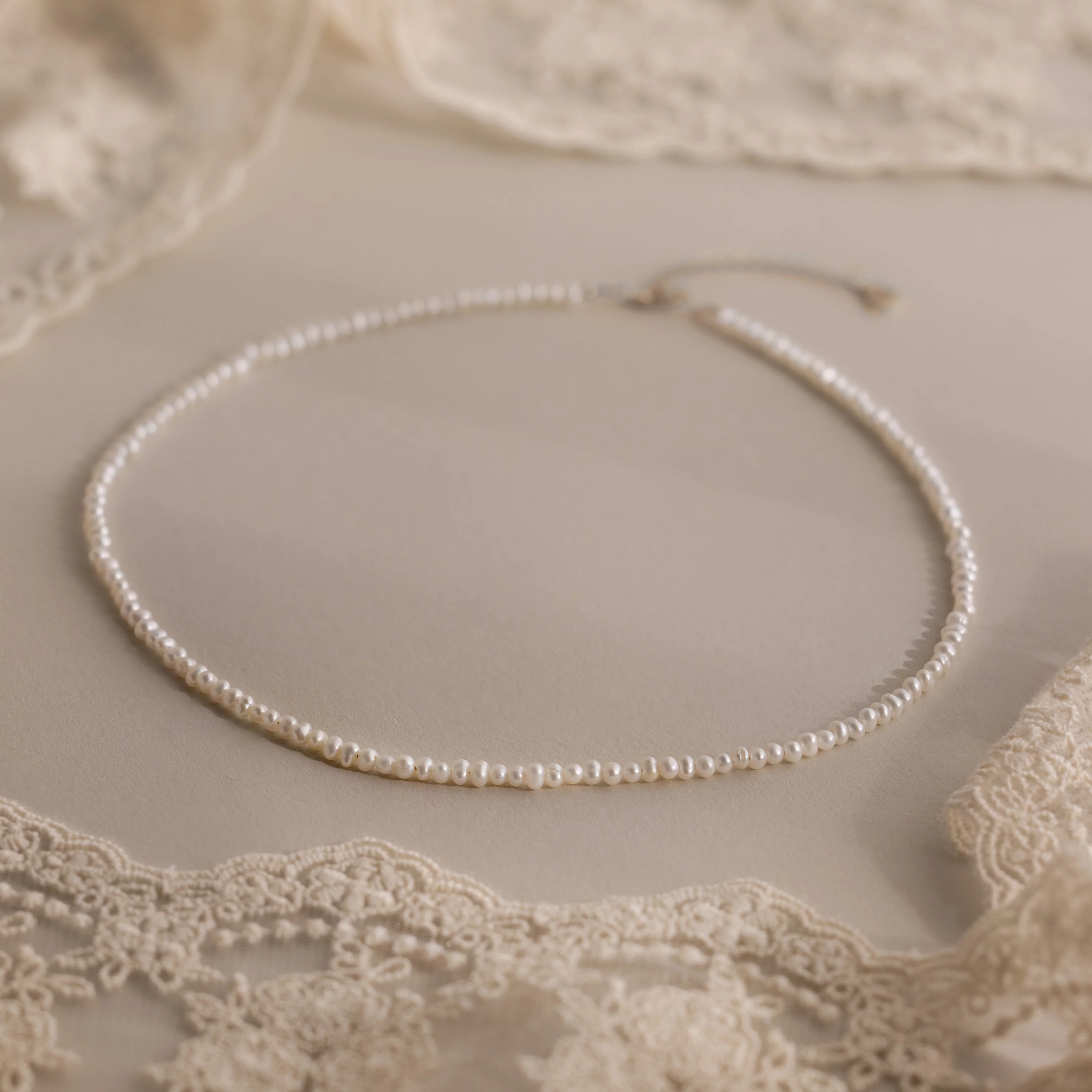 Summer Pearl Beaded Necklace - Image 2