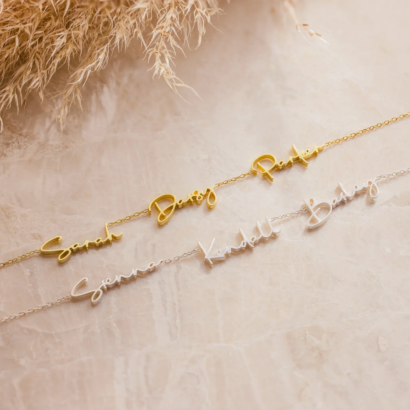 Summer Tiny Multiple Name Necklace - Image 2