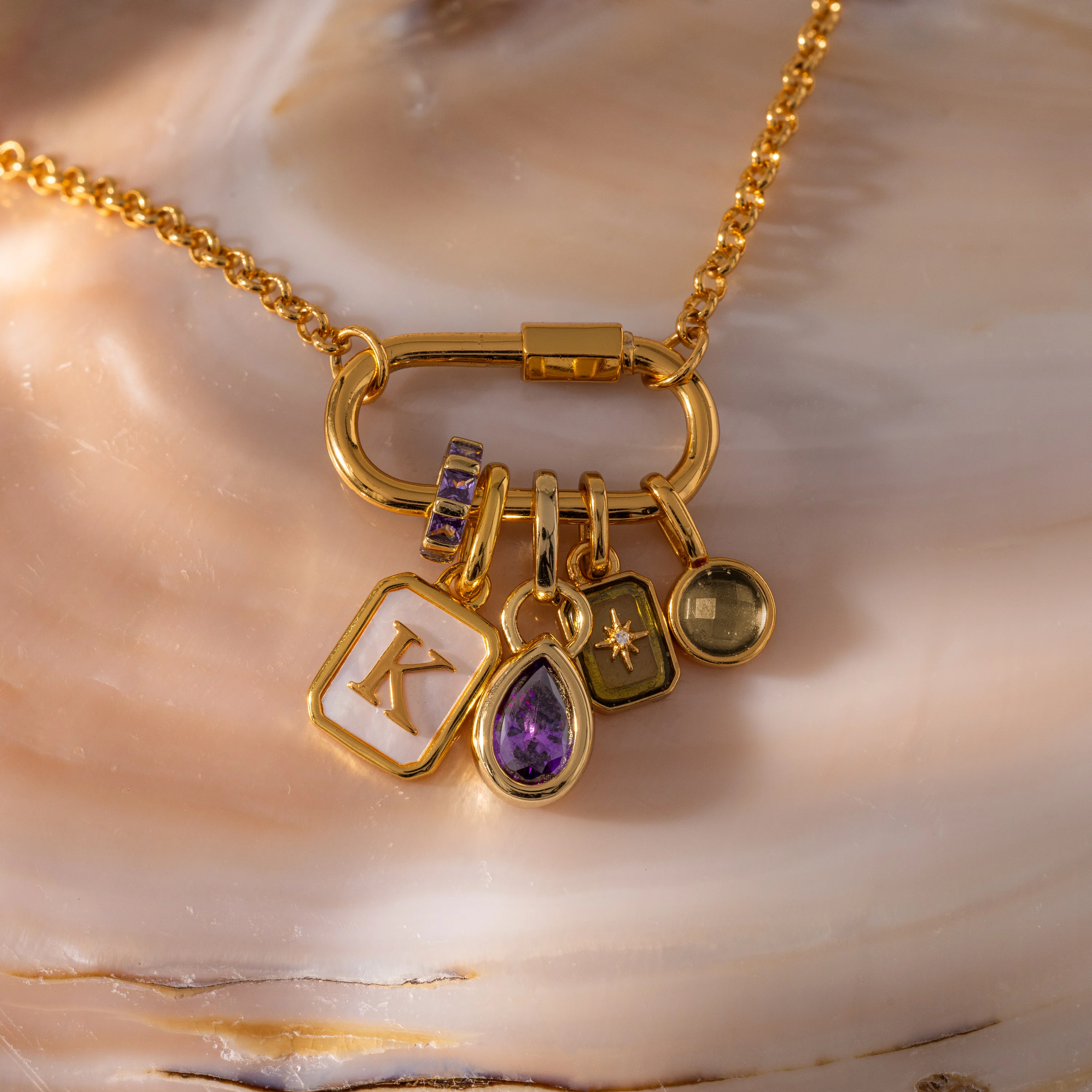 Teardrop Garnet Charm - Image 5