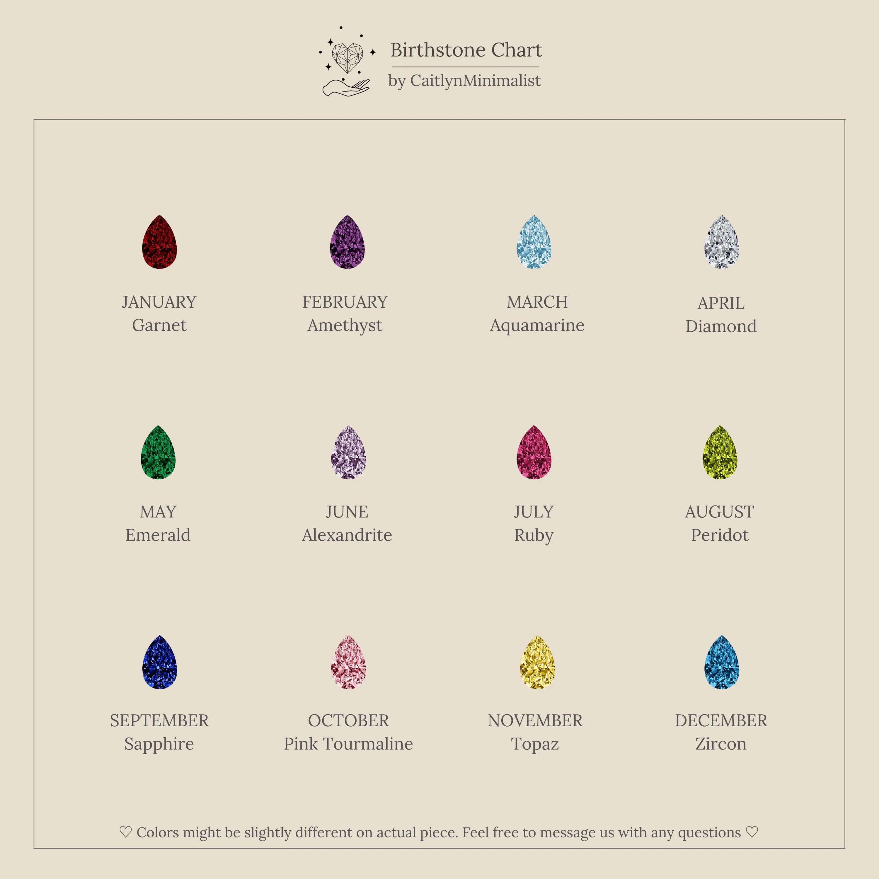 Teardrop Ruby Flatback Studs - Image 8