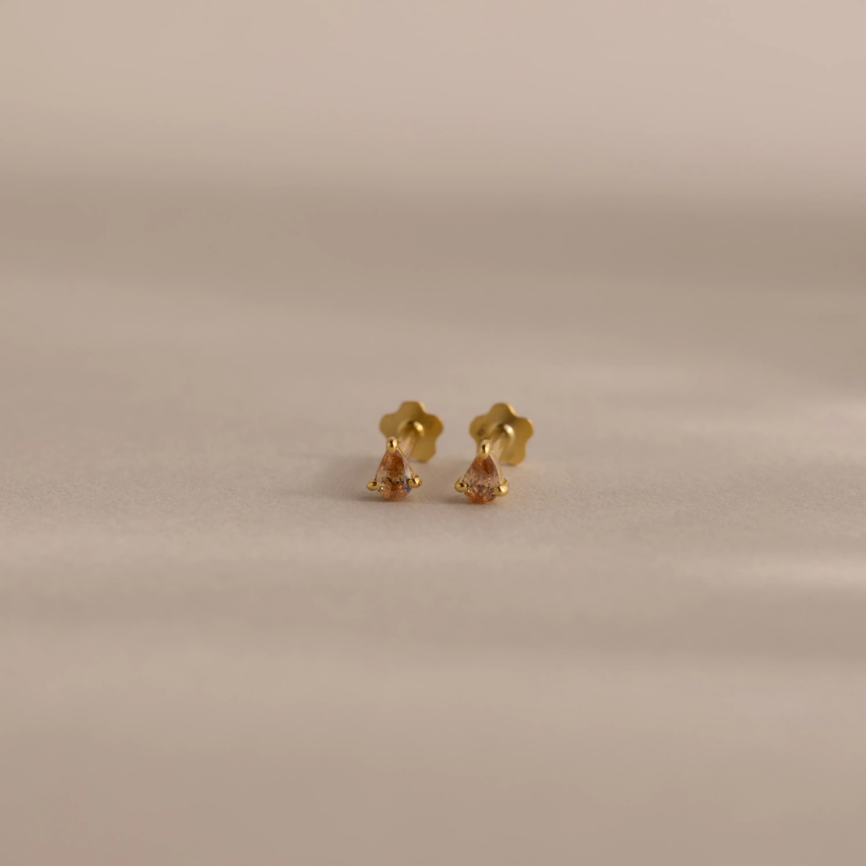 Teardrop Birthstone Flatback Studs - Image 11