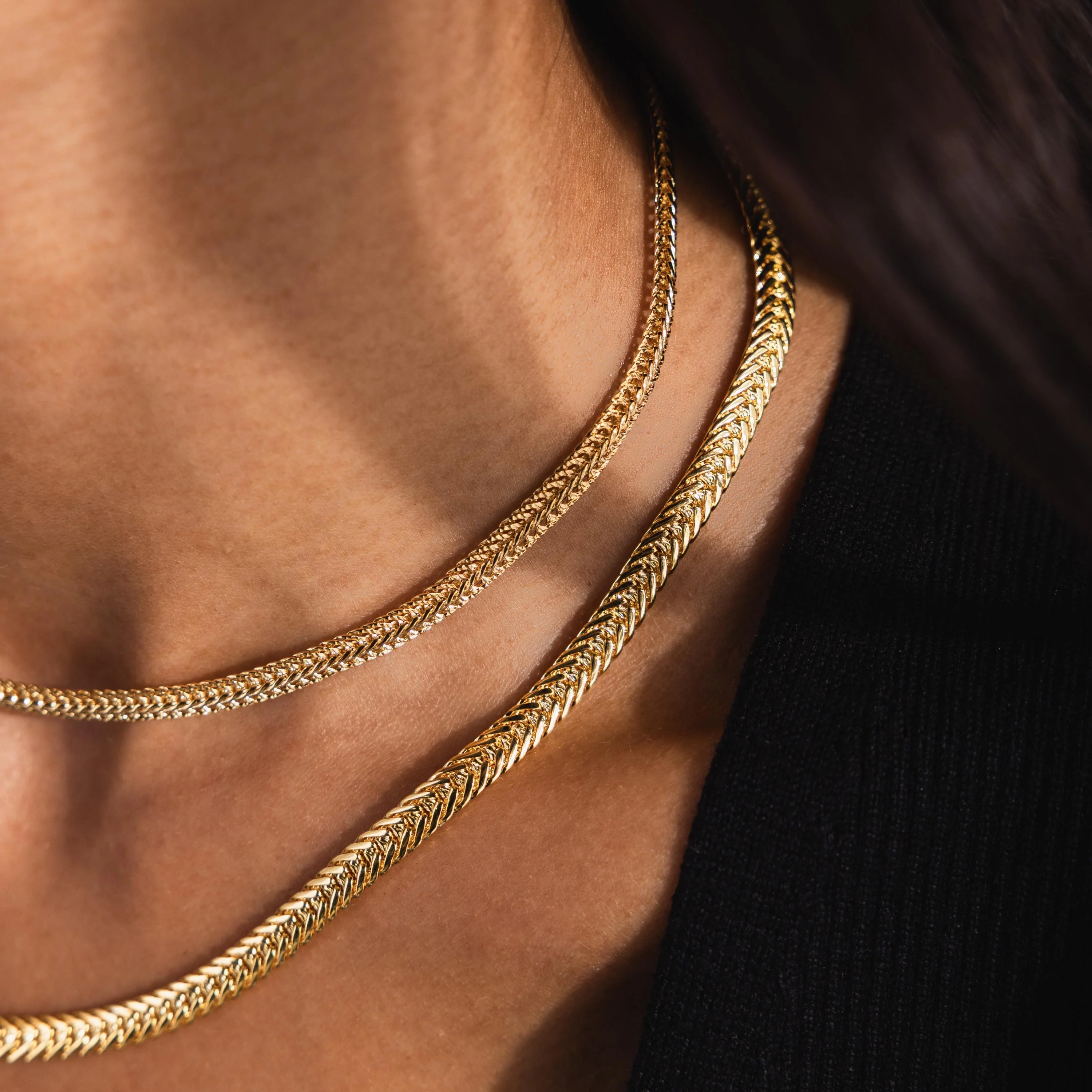 Thick Mesh Chain Necklace - Image 9