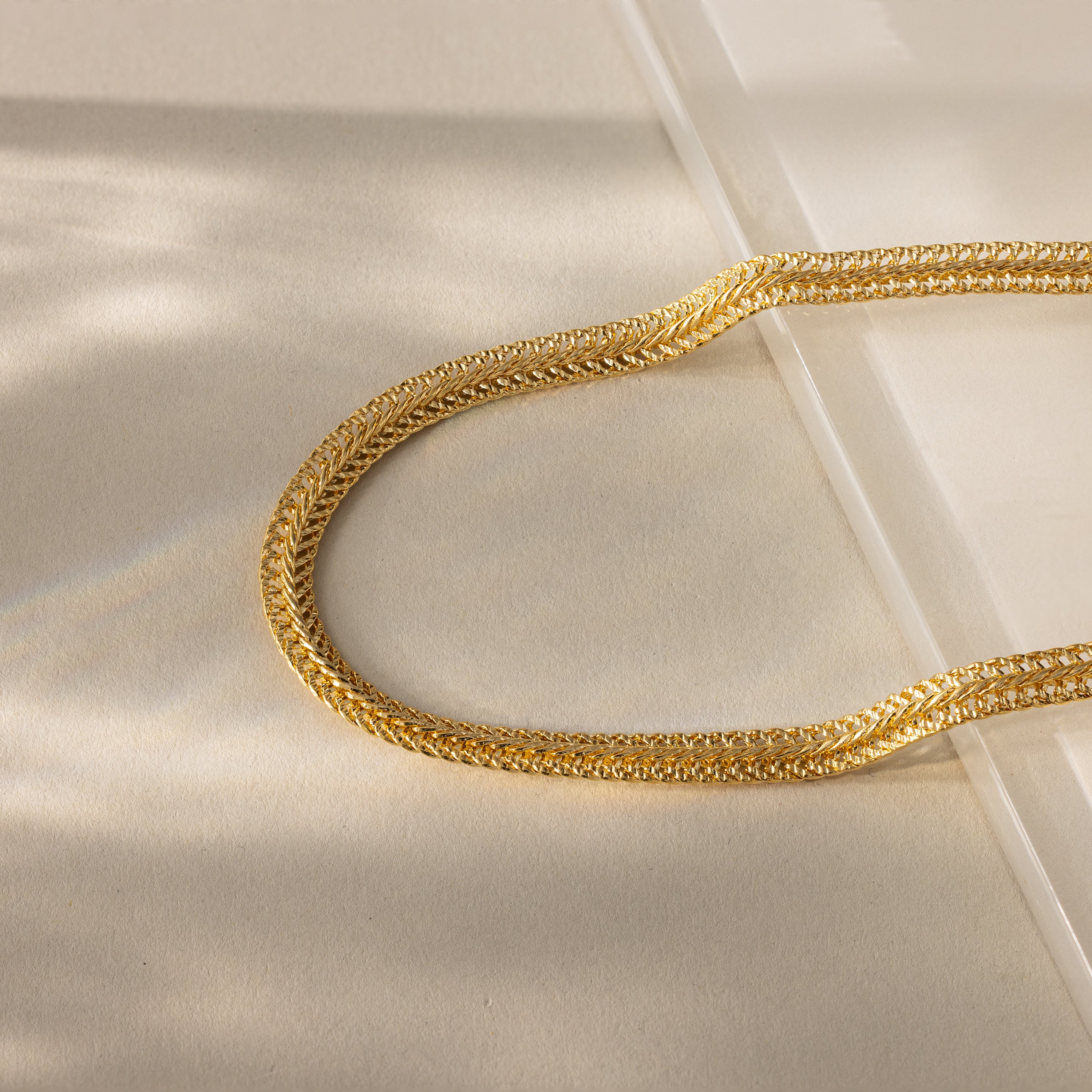 Thin Mesh Chain Necklace - Image 8
