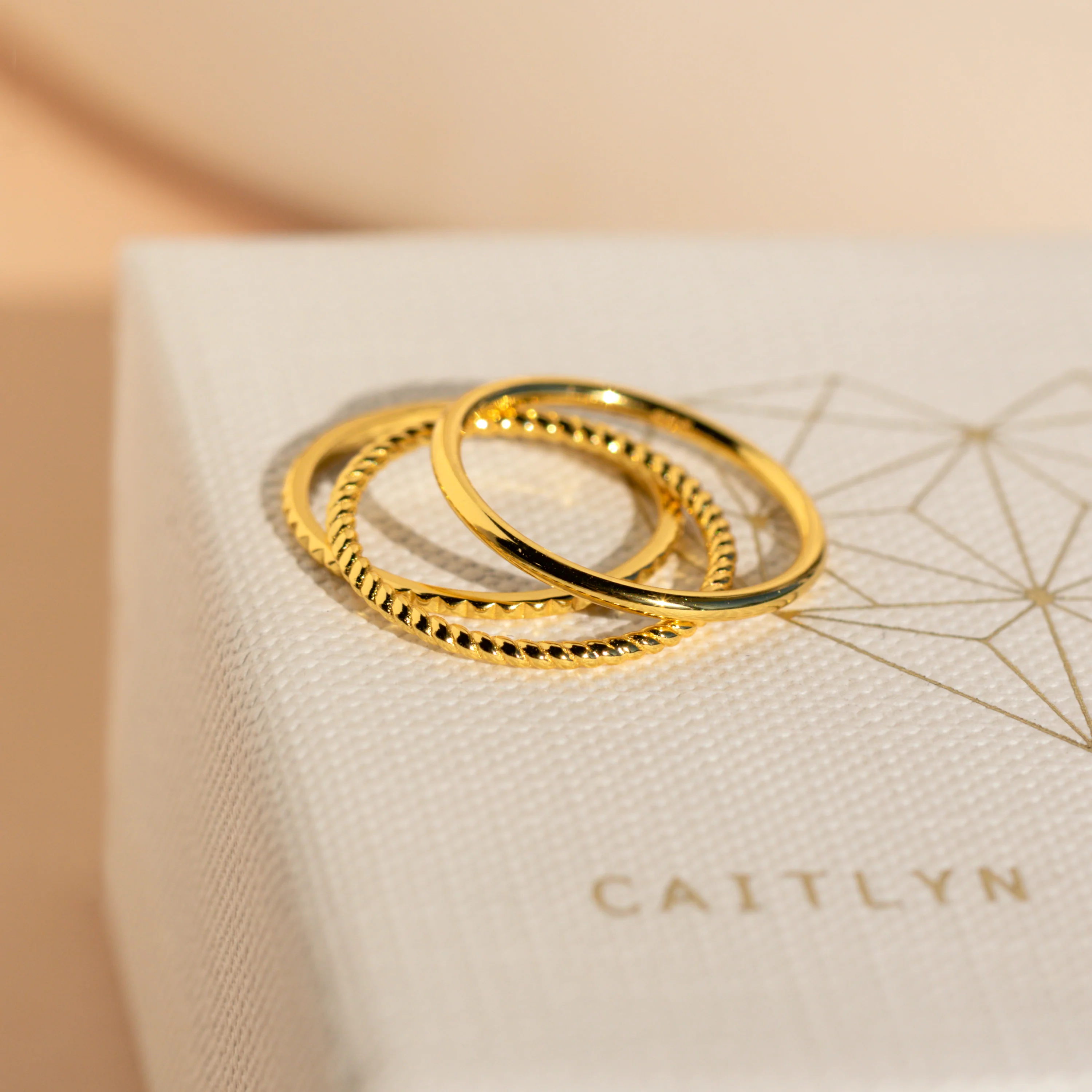 Thin Stacking Rings Set - Image 3