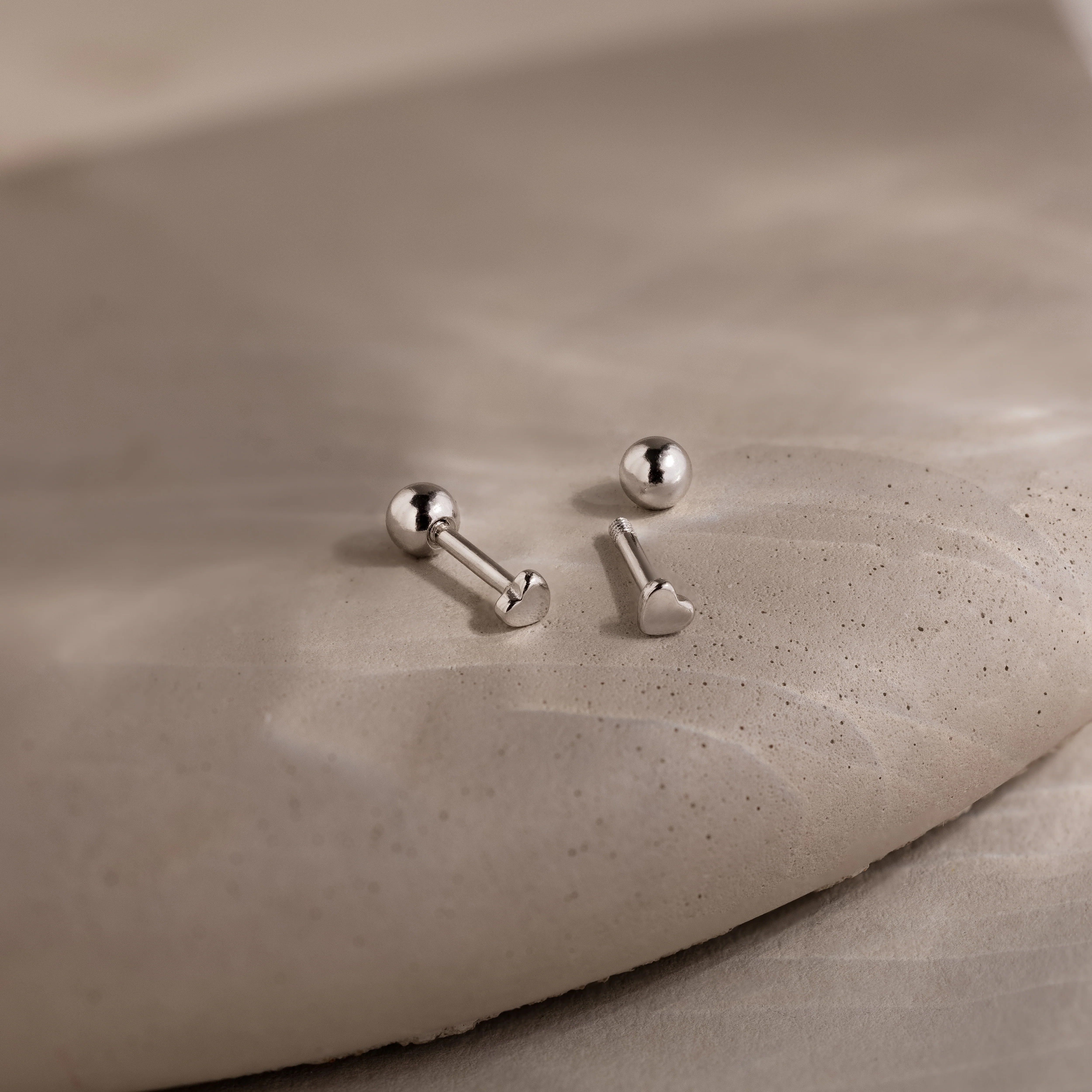Tiny Heart Studs - Image 5