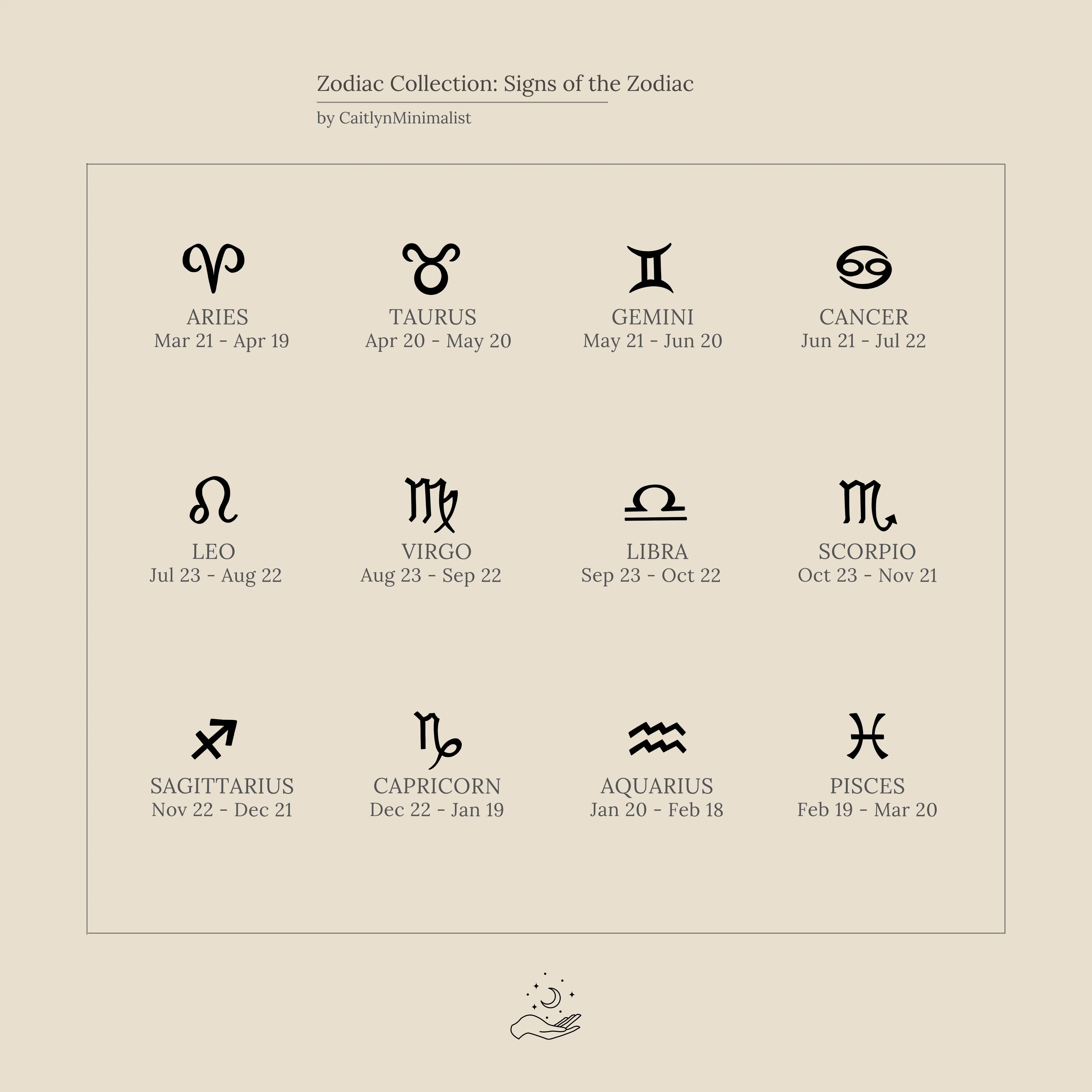 Tiny Zodiac Studs - Image 8