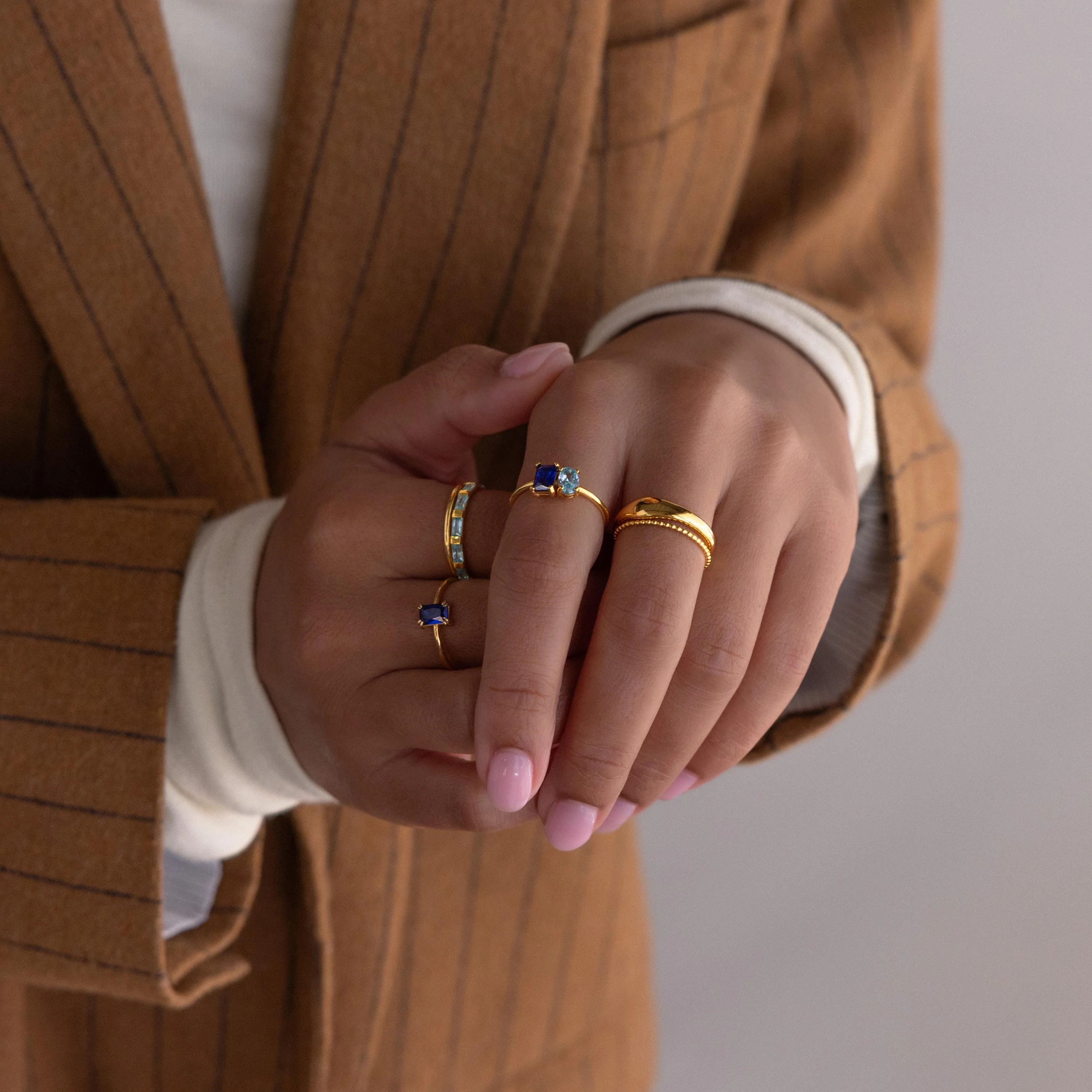 Toi et Moi Oval Birthstone Ring - Image 6
