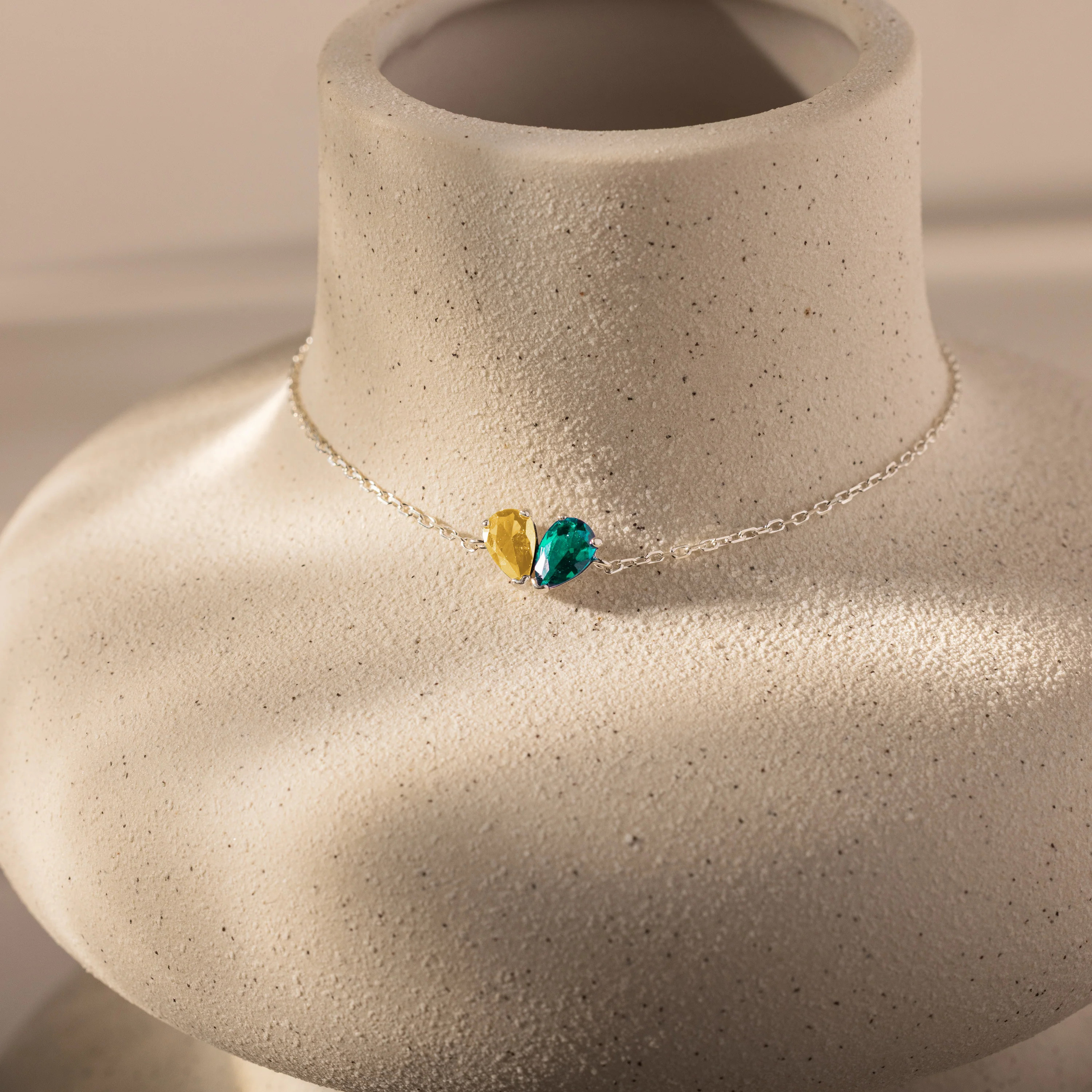 Toi et Moi Teardrop Heart Bracelet - Image 6