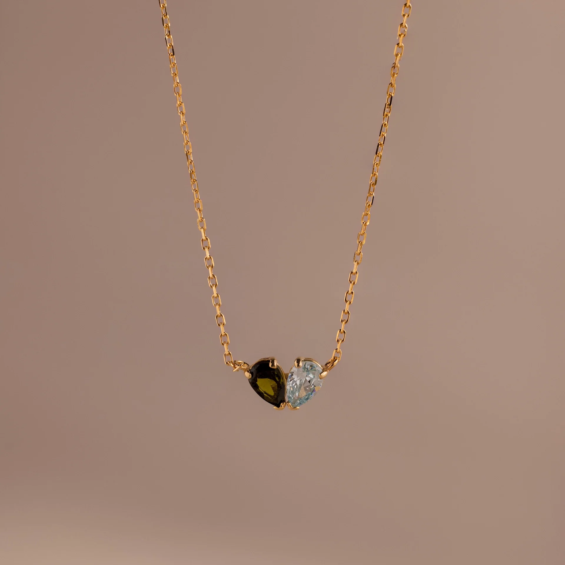 Toi et Moi Teardrop Heart Necklace - Image 8