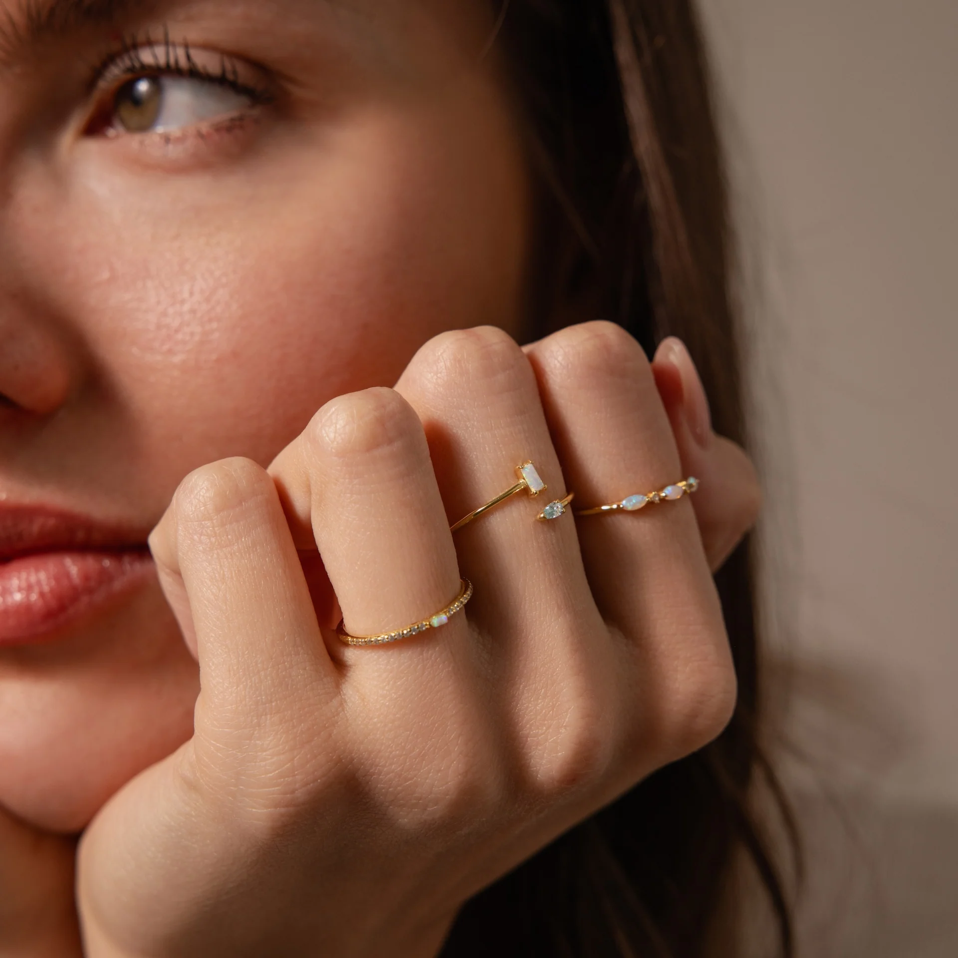 Toi et Moi Wrap Ring in 18K Gold - Image 4