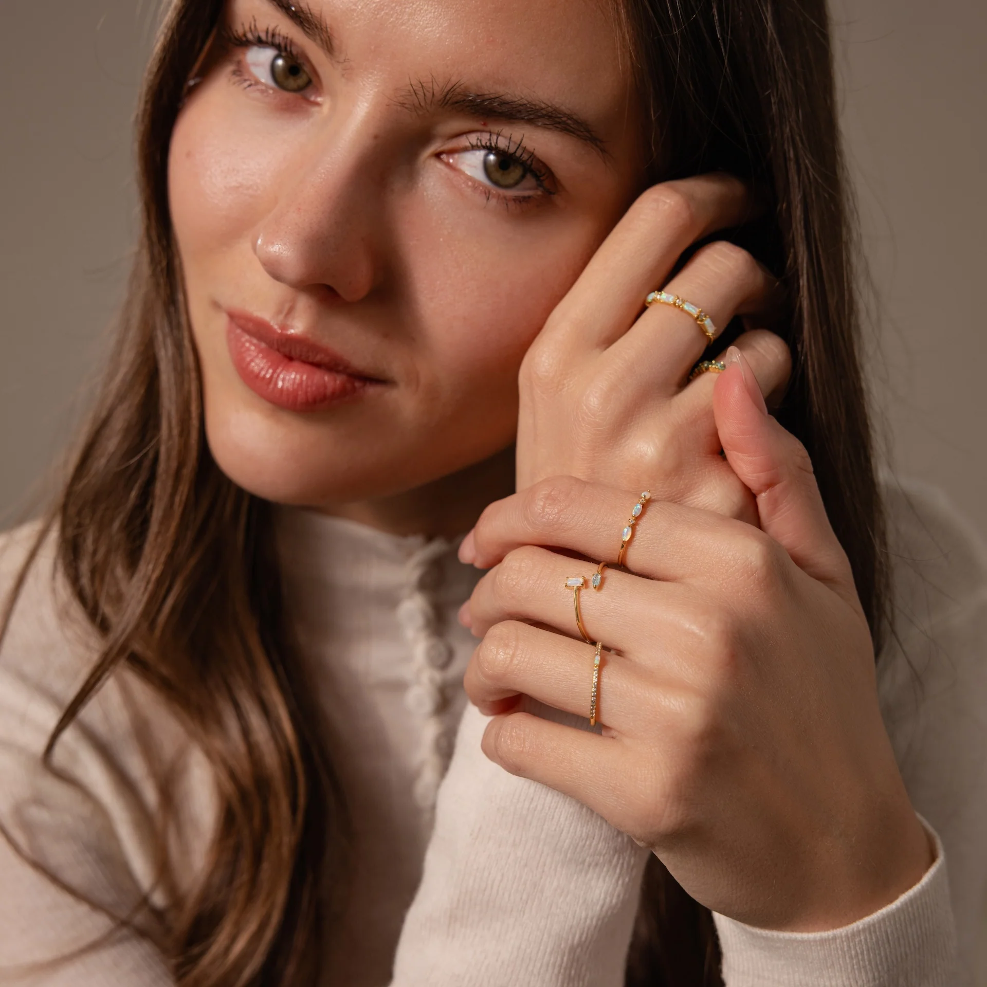 Toi et Moi Wrap Ring in 18K Gold - Image 6