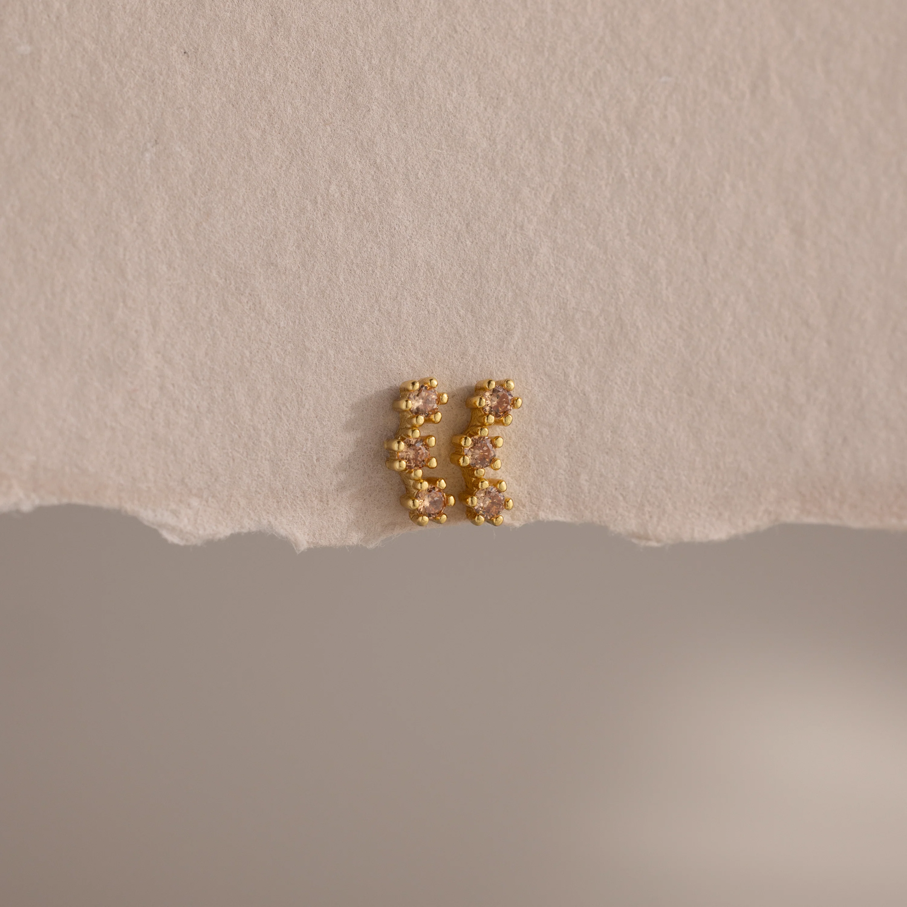 Topaz Cluster Flatback Studs
