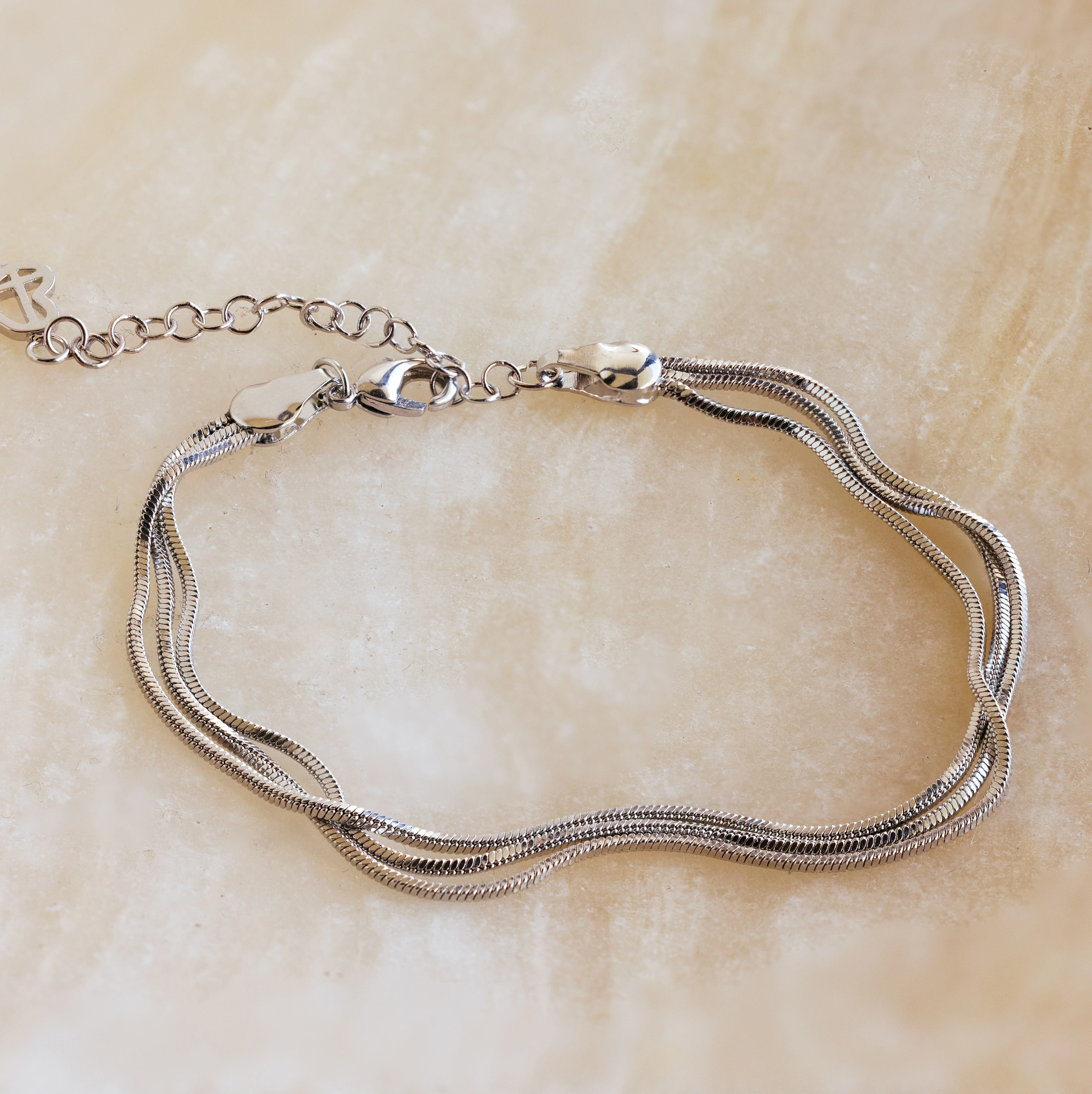 Triple Snake Chain Bracelet - Image 6