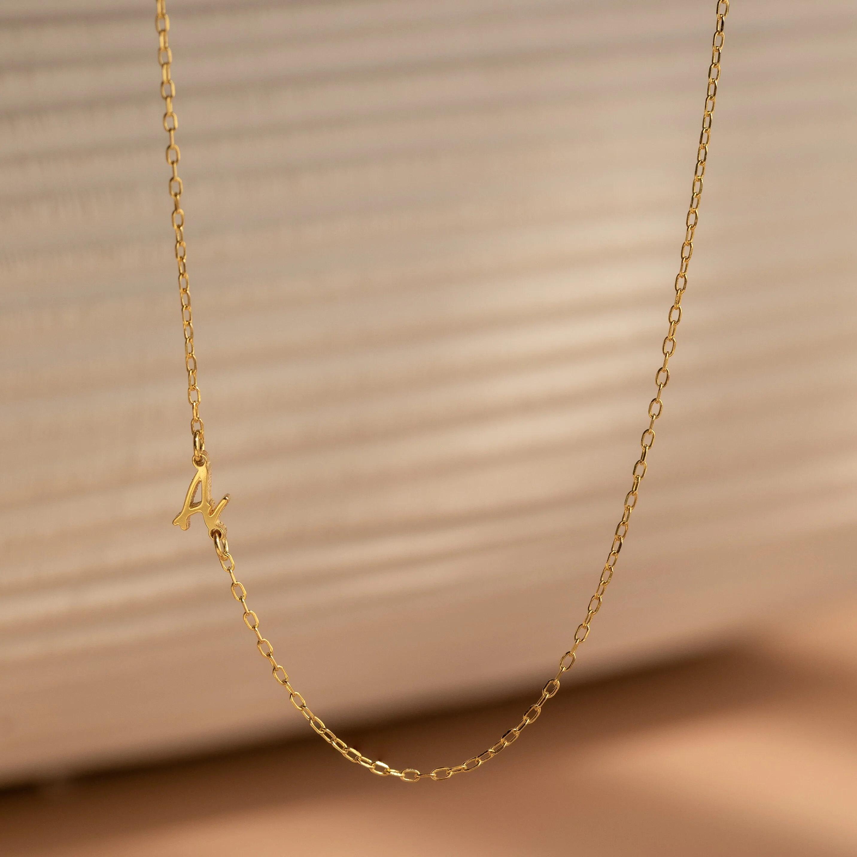 Venice Sideways Initial Necklace - Image 2