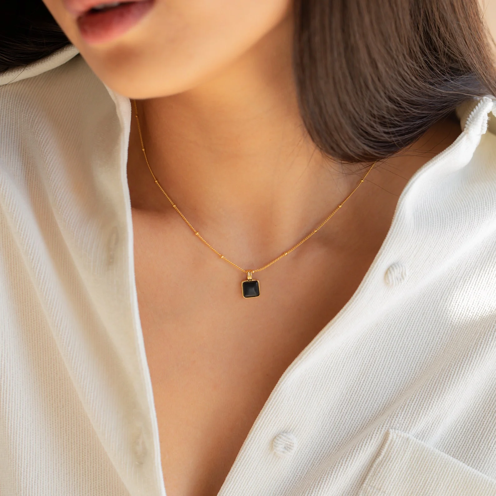 Waverly Black Necklace - Image 4