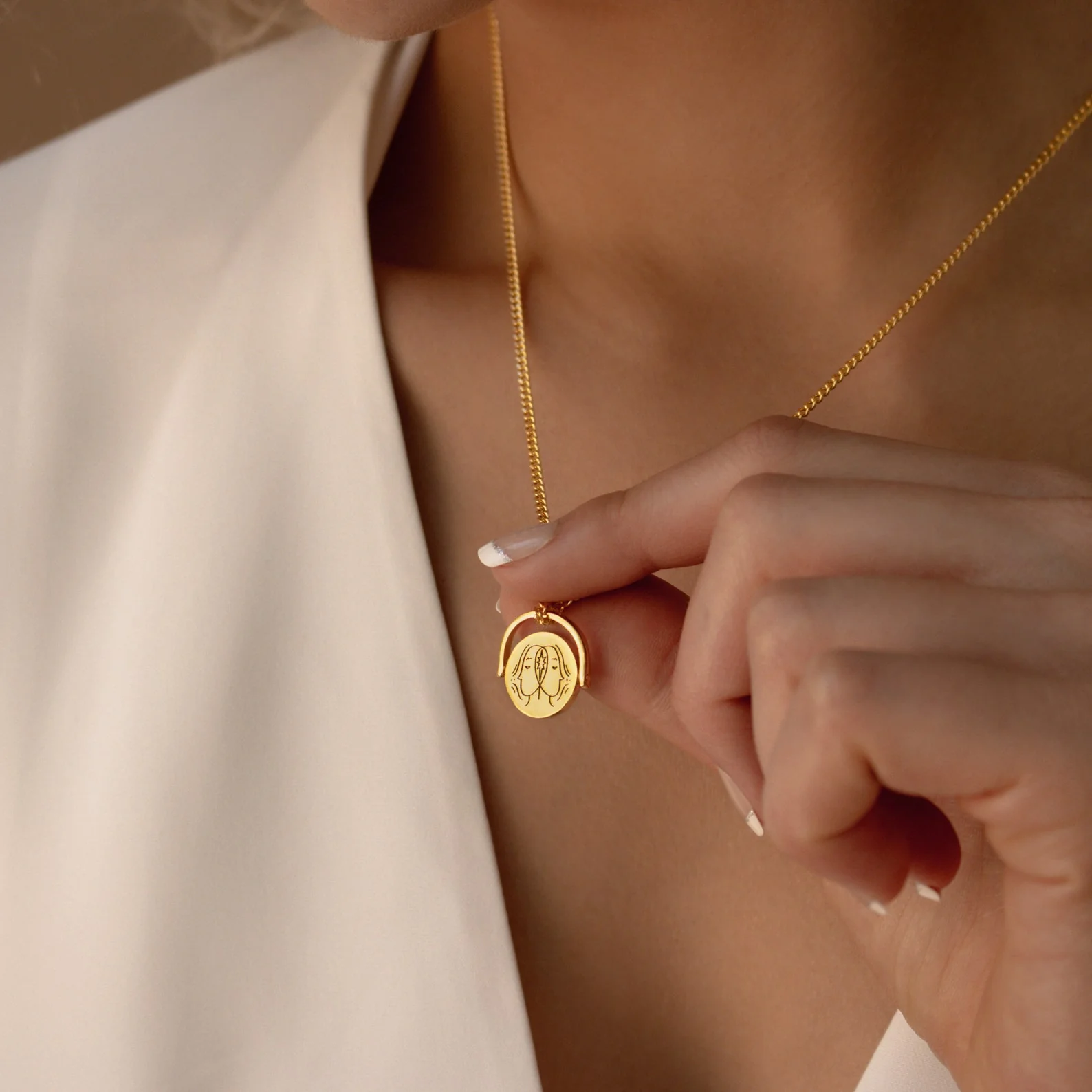 Zodiac Spinner Necklace - Image 4